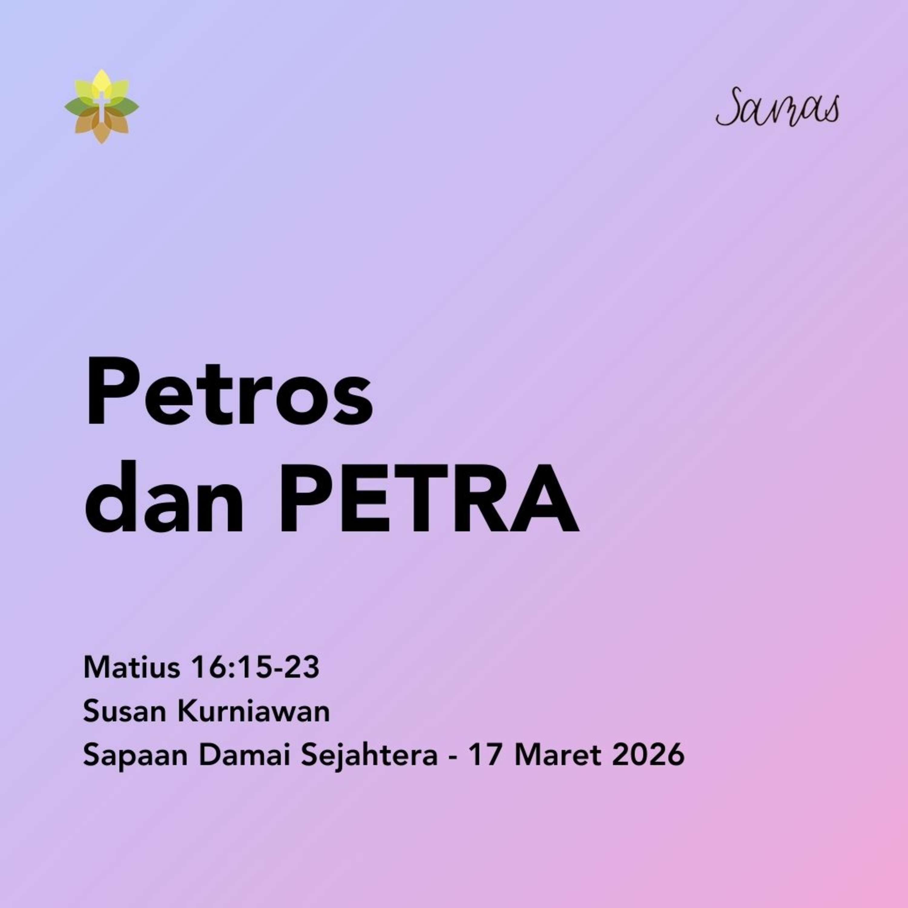 Petros dan PETRA episode artwork