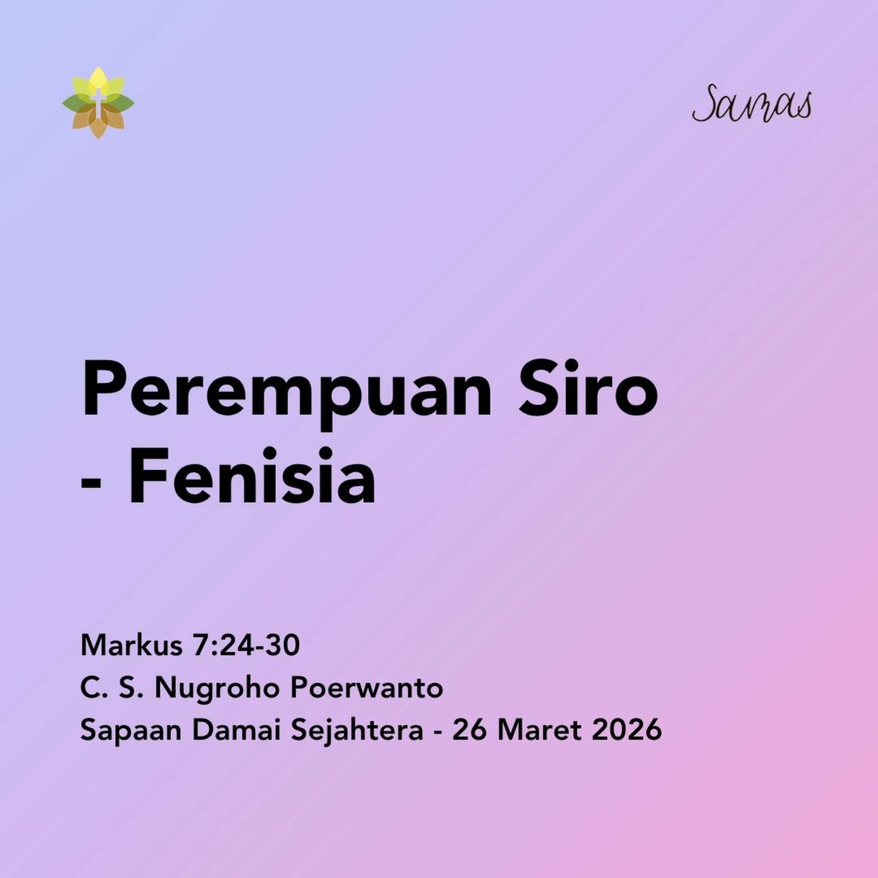 Perempuan Siro - Fenisia episode artwork