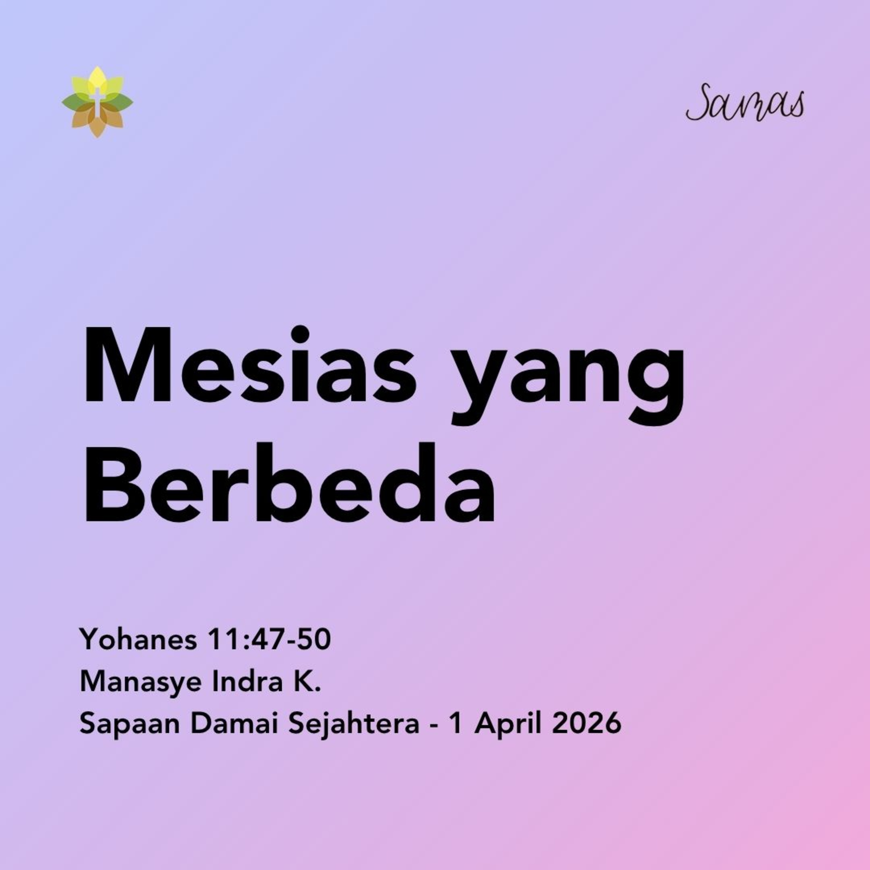 Mesias yang Berbeda episode artwork