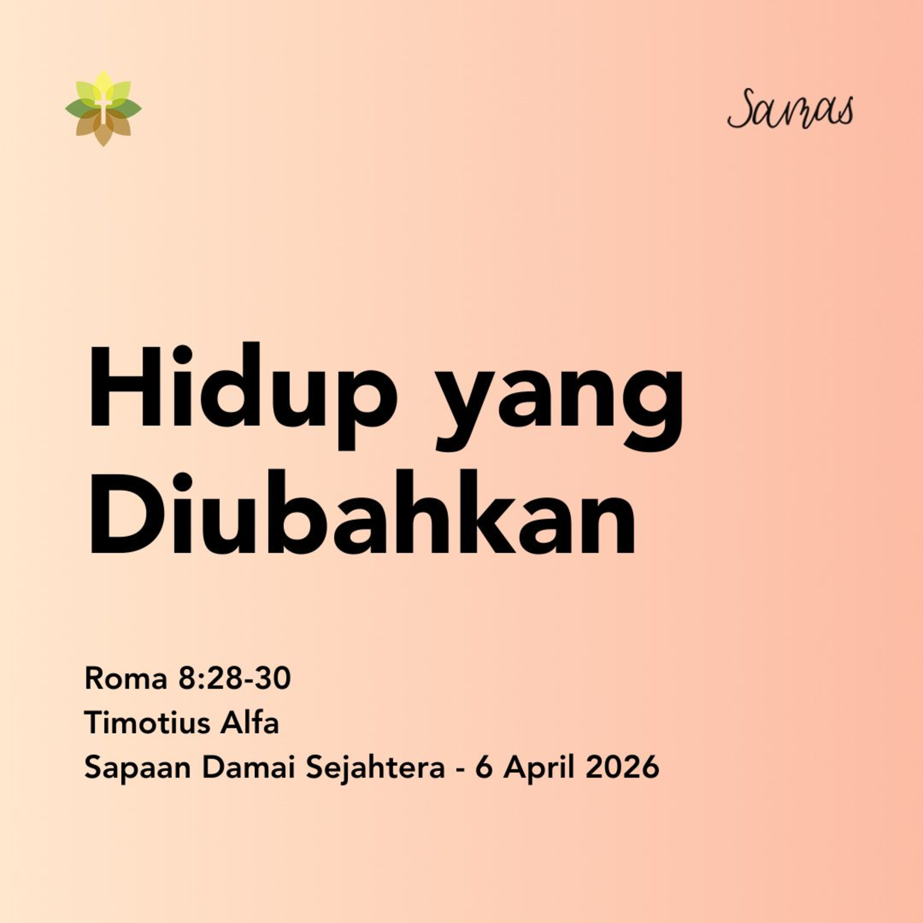 Hidup yang Diubahkan episode artwork