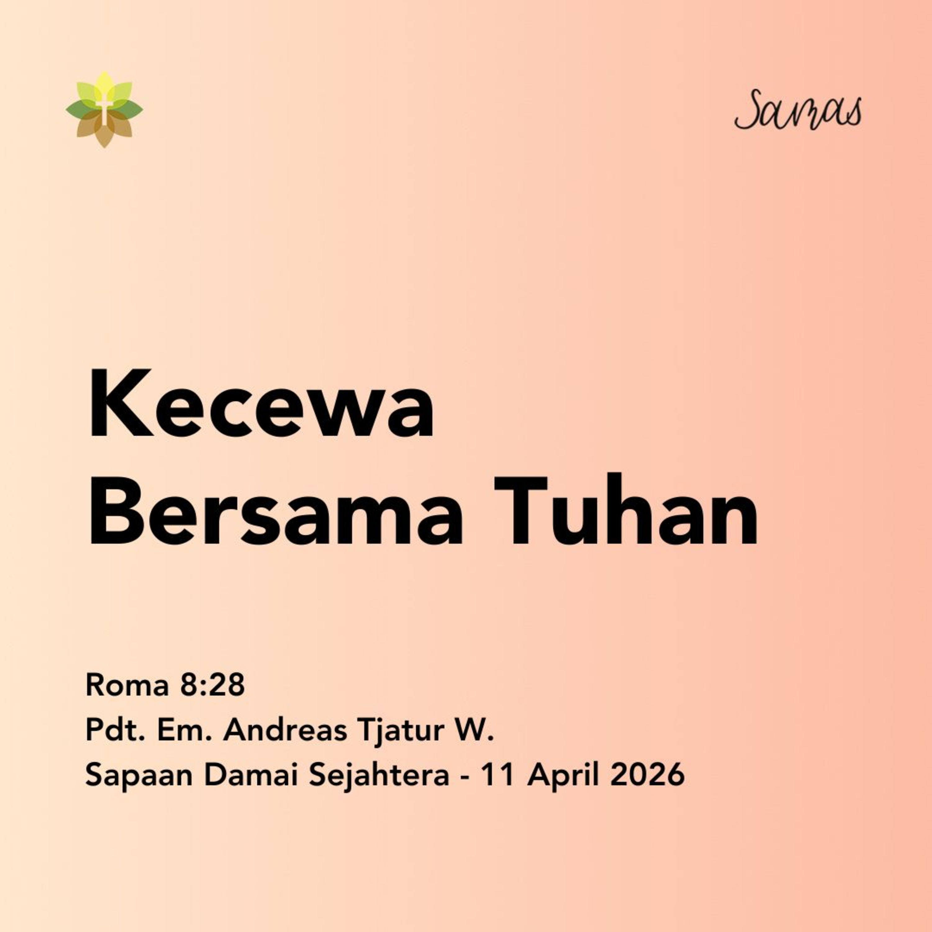 Kecewa Bersama Tuhan episode artwork