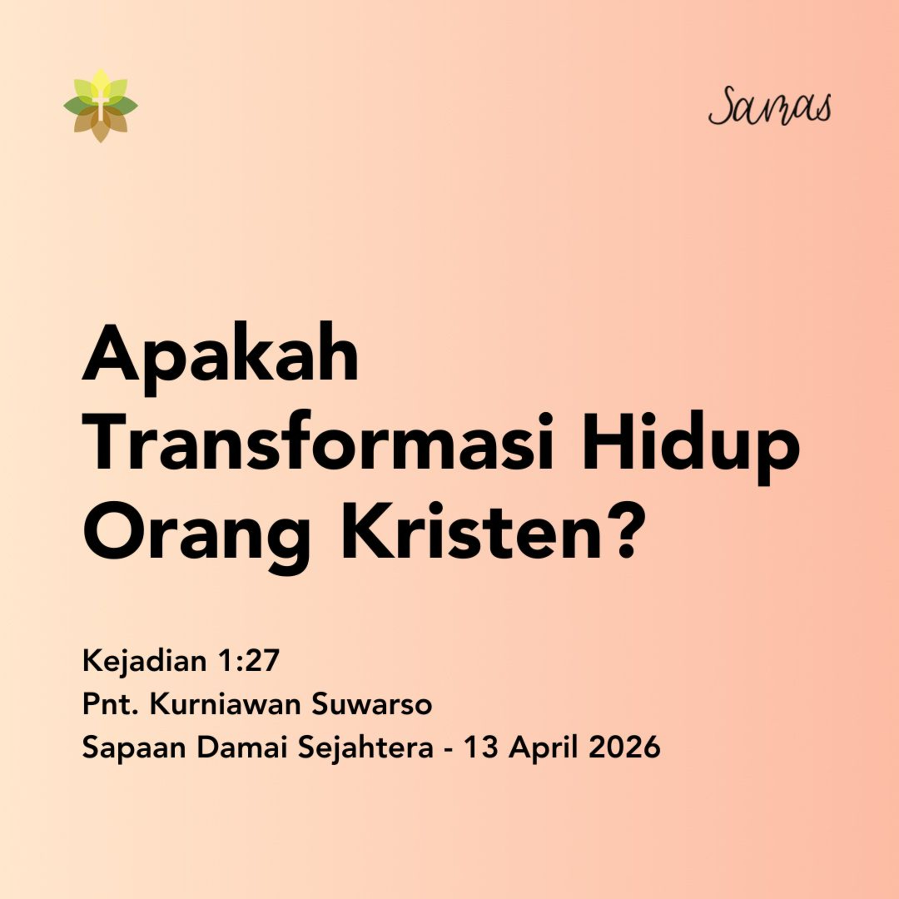 Apakah Transformasi Hidup Orang Kristen? episode artwork