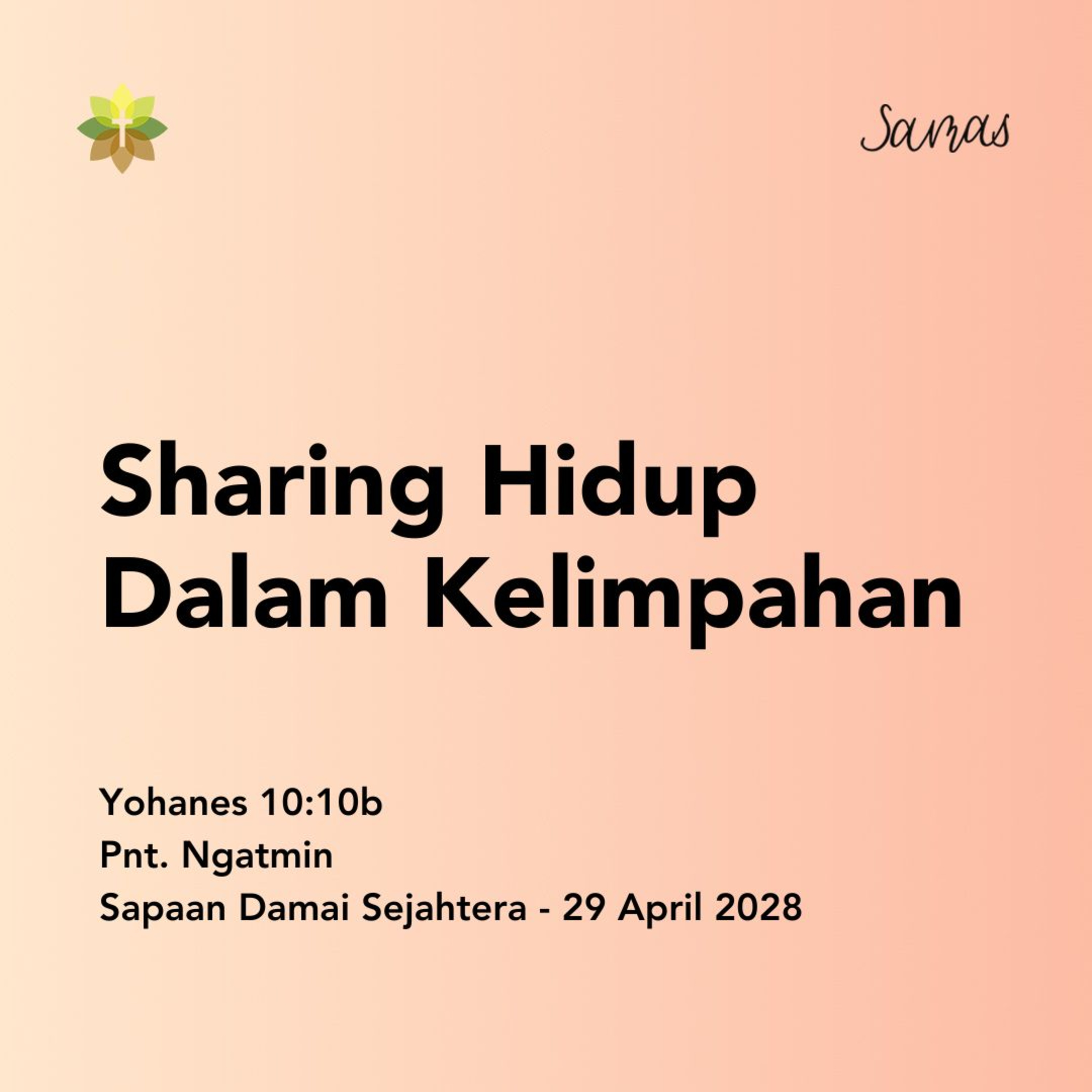 Sharing Hidup Dalam Kelimpahan episode artwork