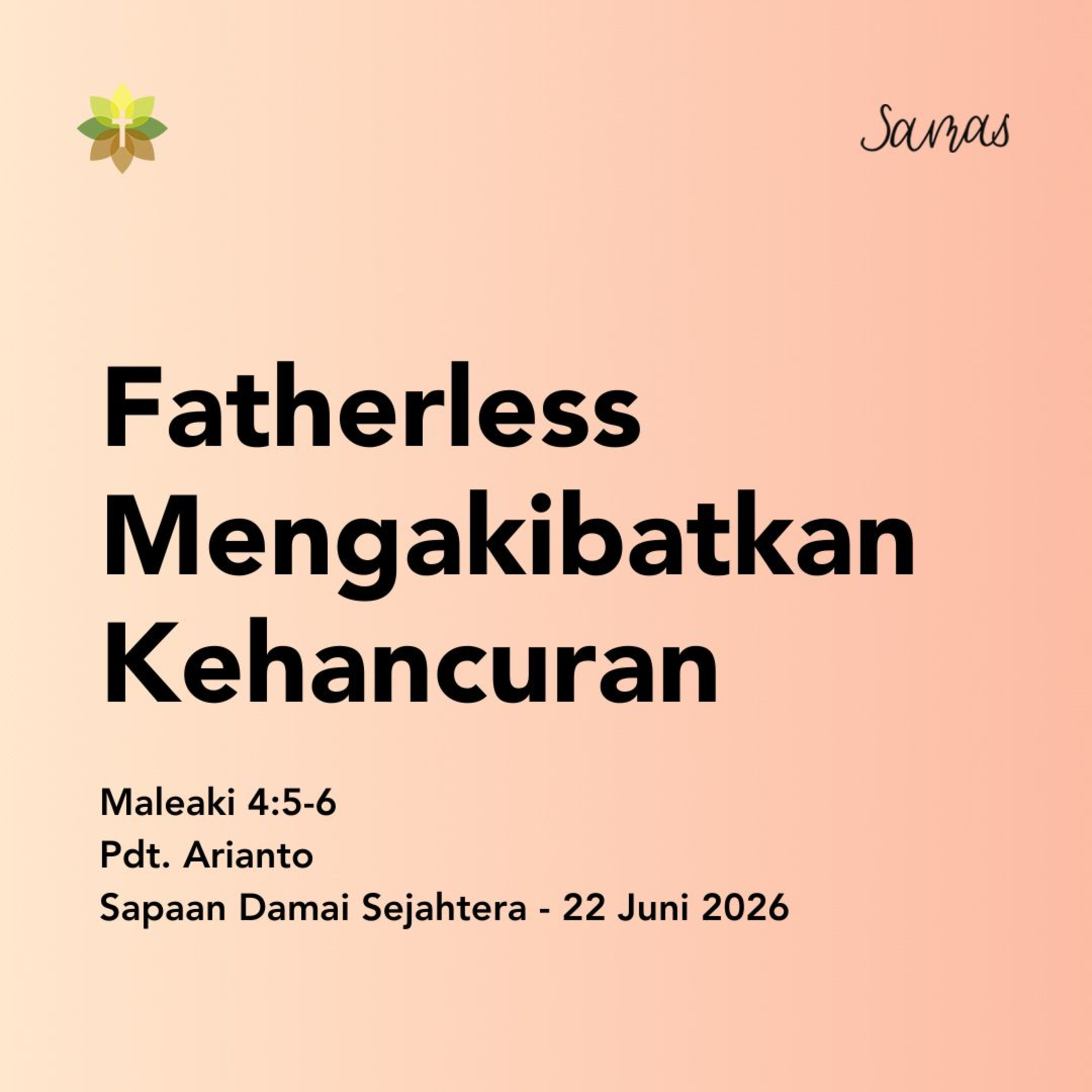 Fatherless Mengakibatkan Kehancuran episode artwork
