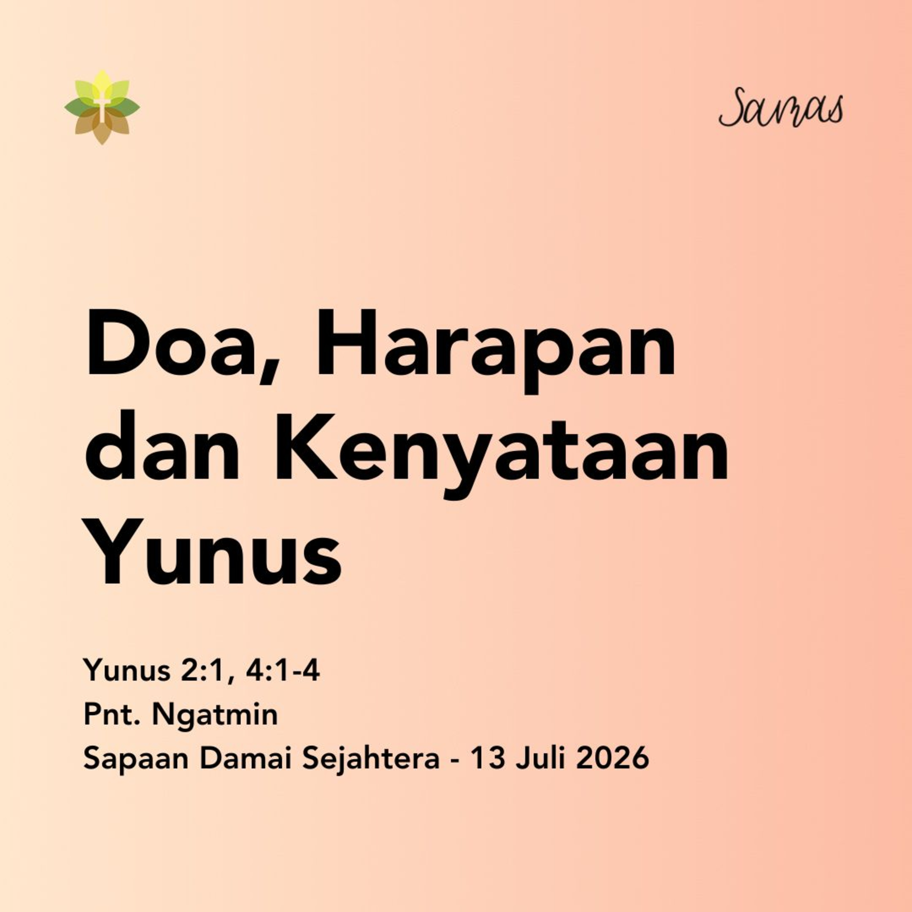 Doa, Harapan dan Kenyataan Yunus episode artwork