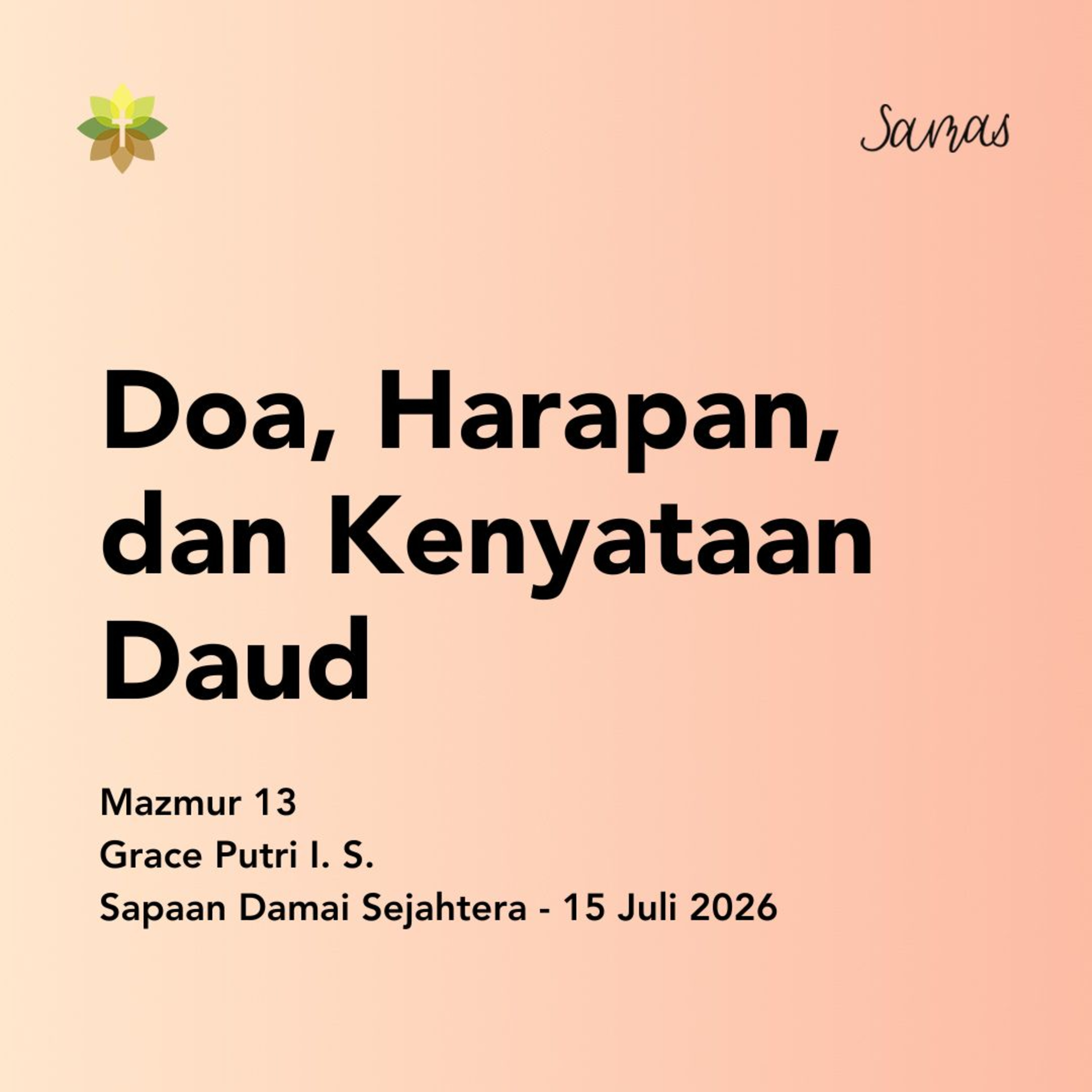 Doa, Harapan, dan Kenyataan Daud  episode artwork