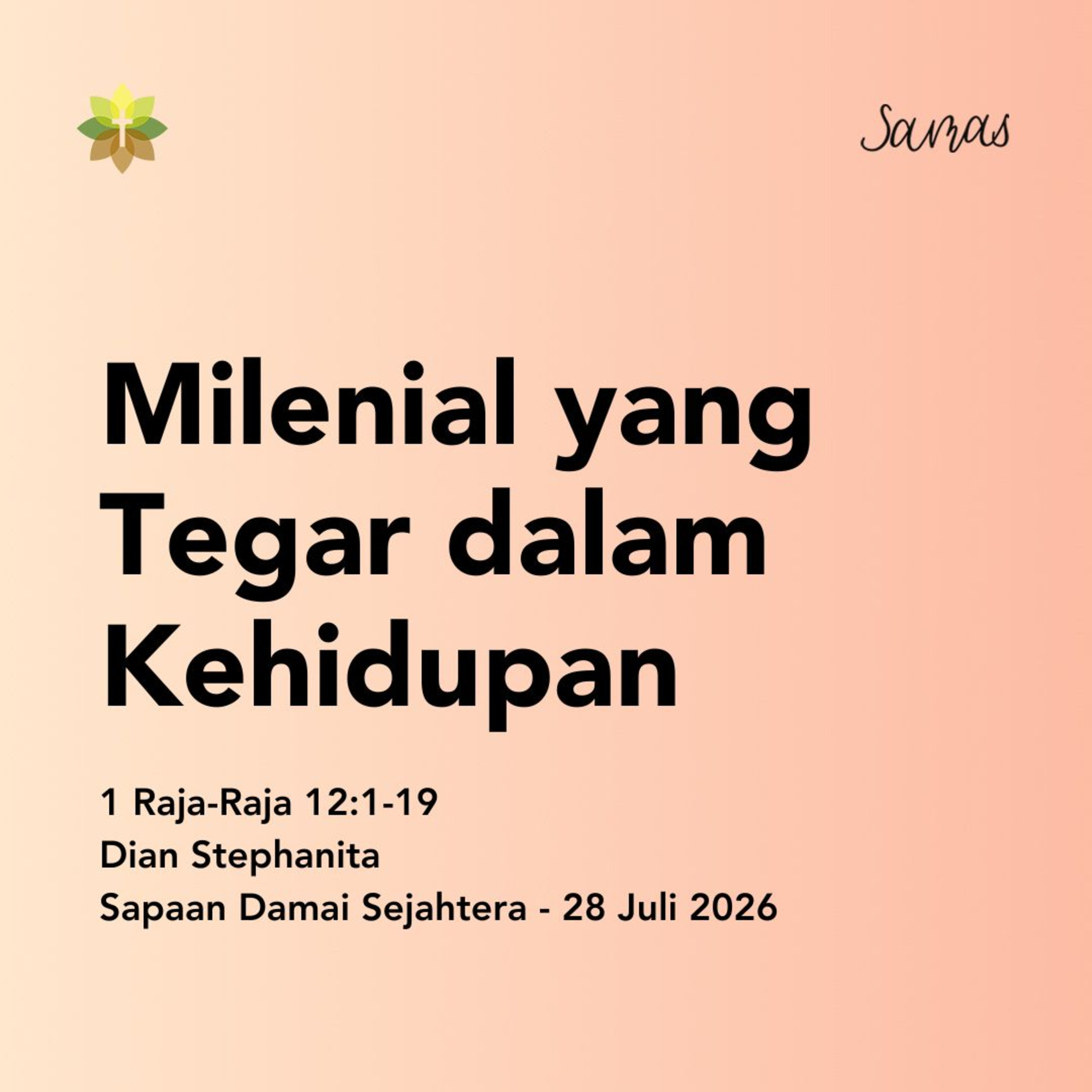 Milenial yang Tegar dalam Kehidupan episode artwork