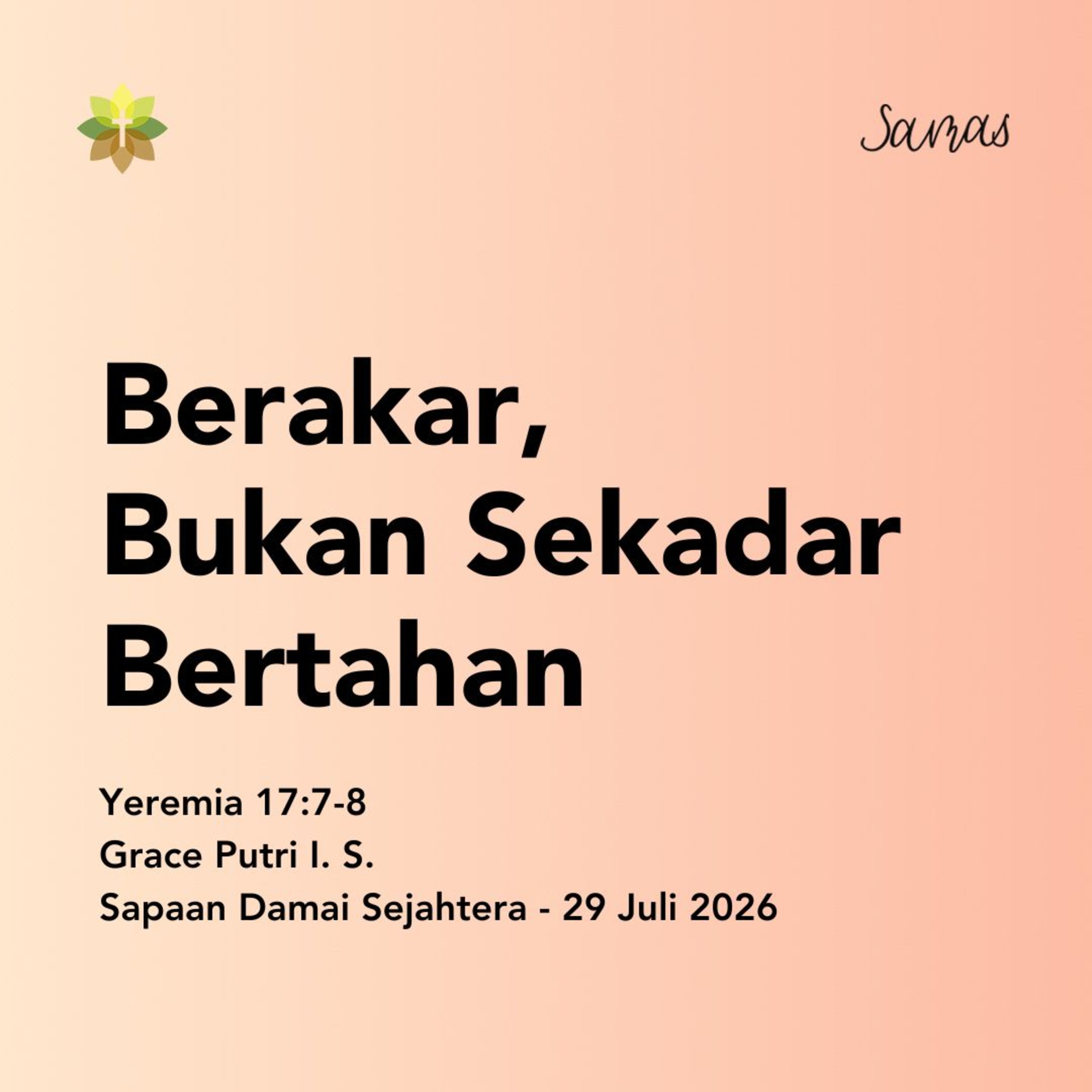 Berakar, Bukan Sekadar Bertahan episode artwork