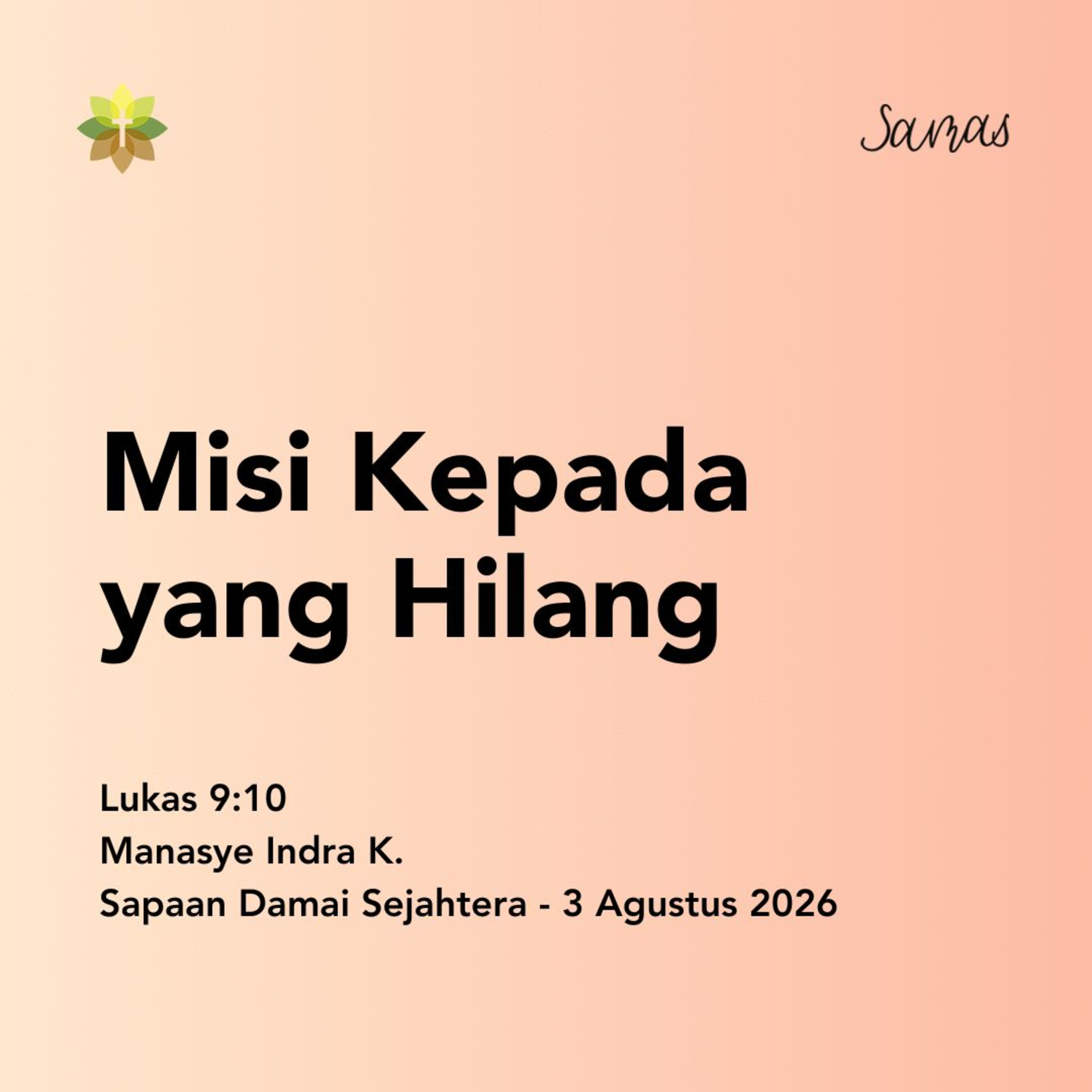 Misi Kepada yang Hilang episode artwork