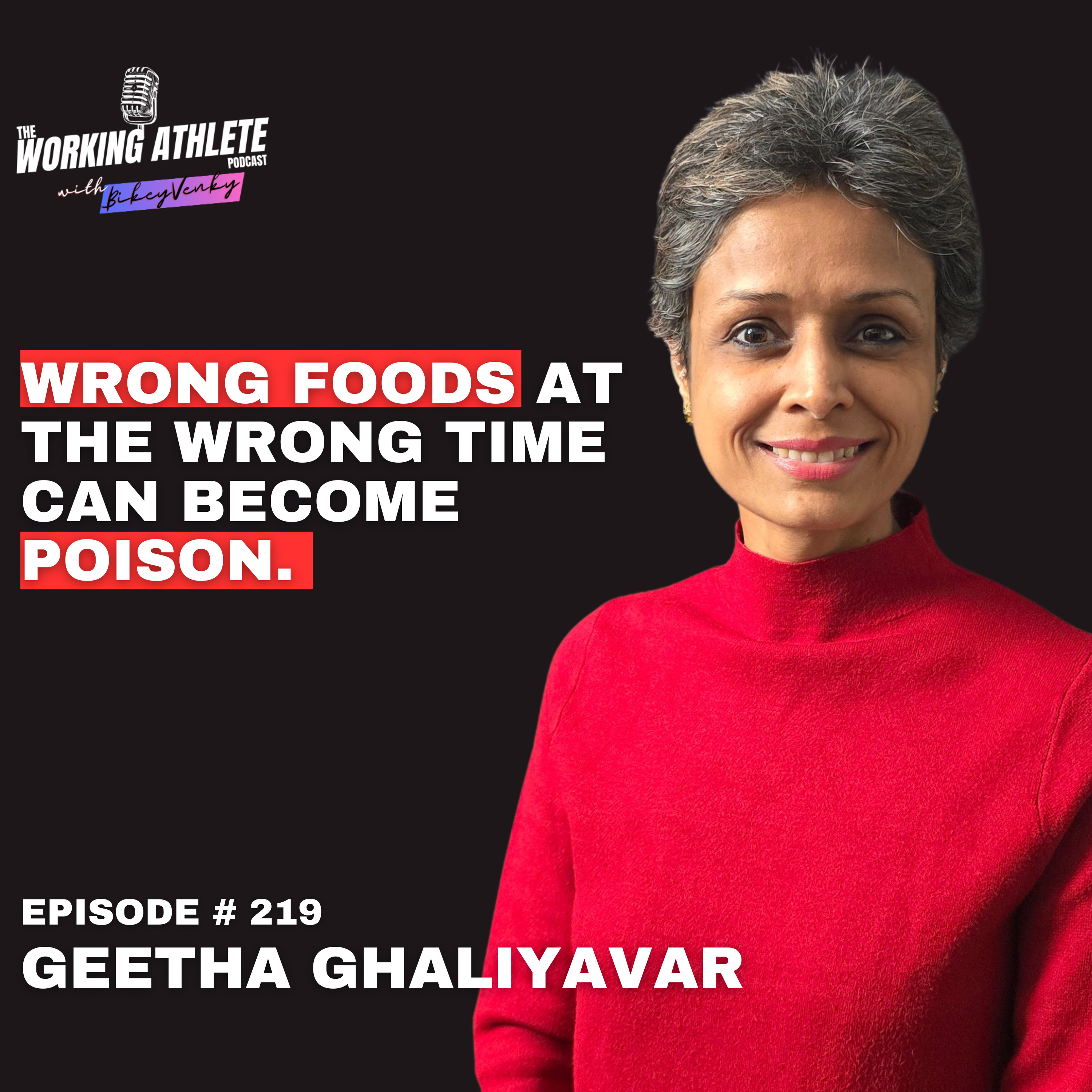 #219 Sports Nutritionist, Geetha Ghaliyavar, Shares Keys to Your Sports Performance Going Into 2025!