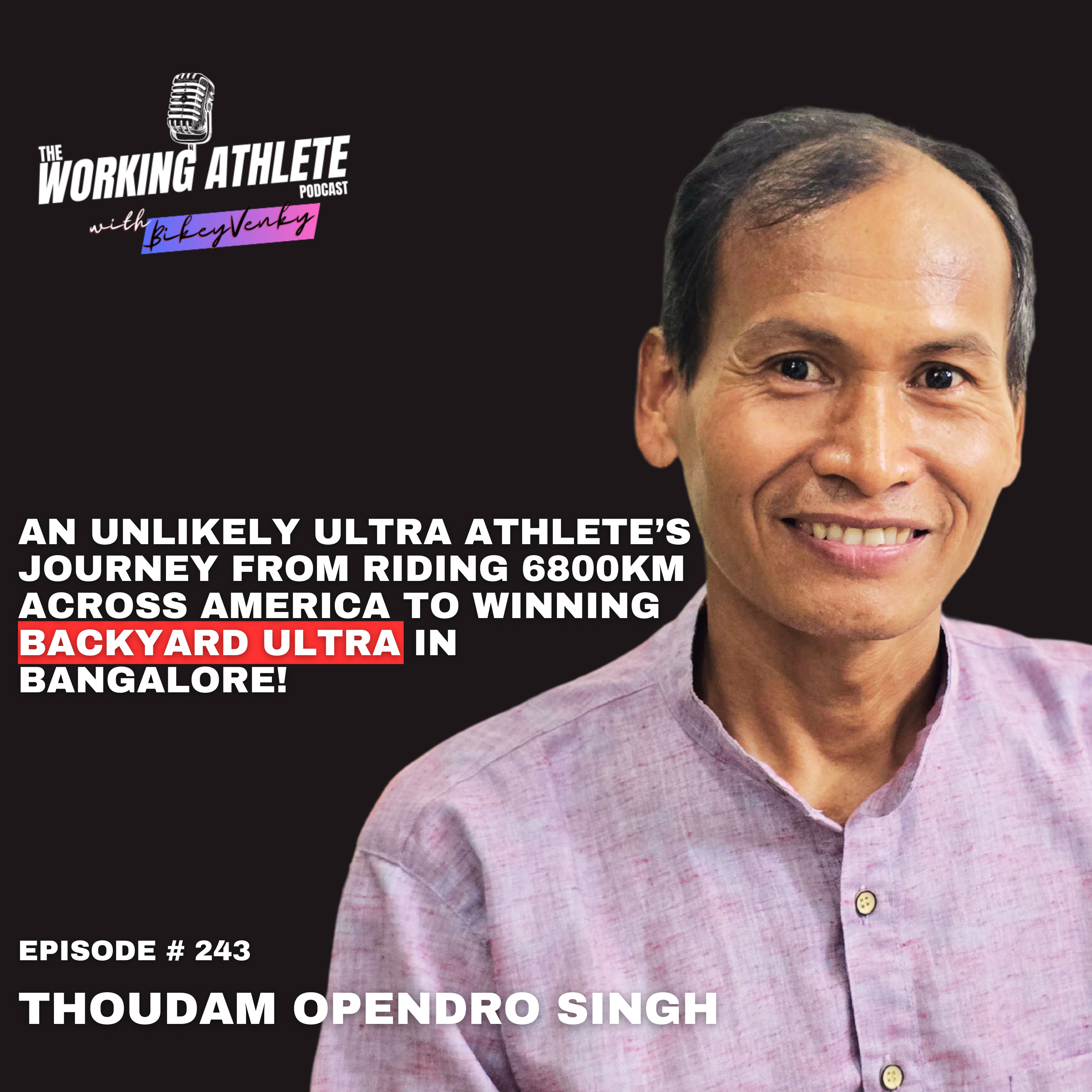 #243 Opendro’s Journey from Riding 6800km Across America in TRANSAM to Winning Bangalore Backyard Ultra!