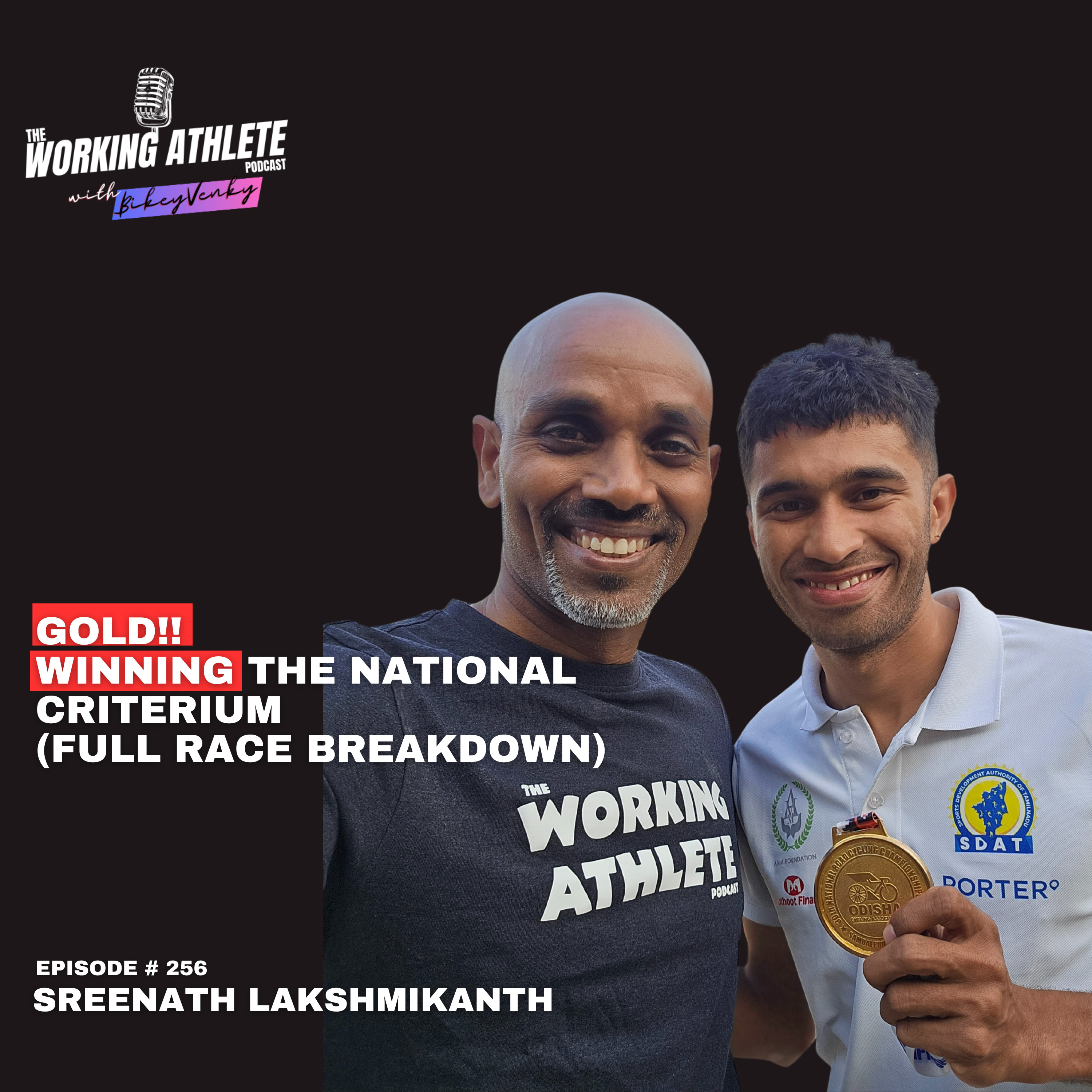 #256 Sreenath Lakshmikant: National Criterium GOLD, Gravel Worlds, and the Winning Race Breakdown