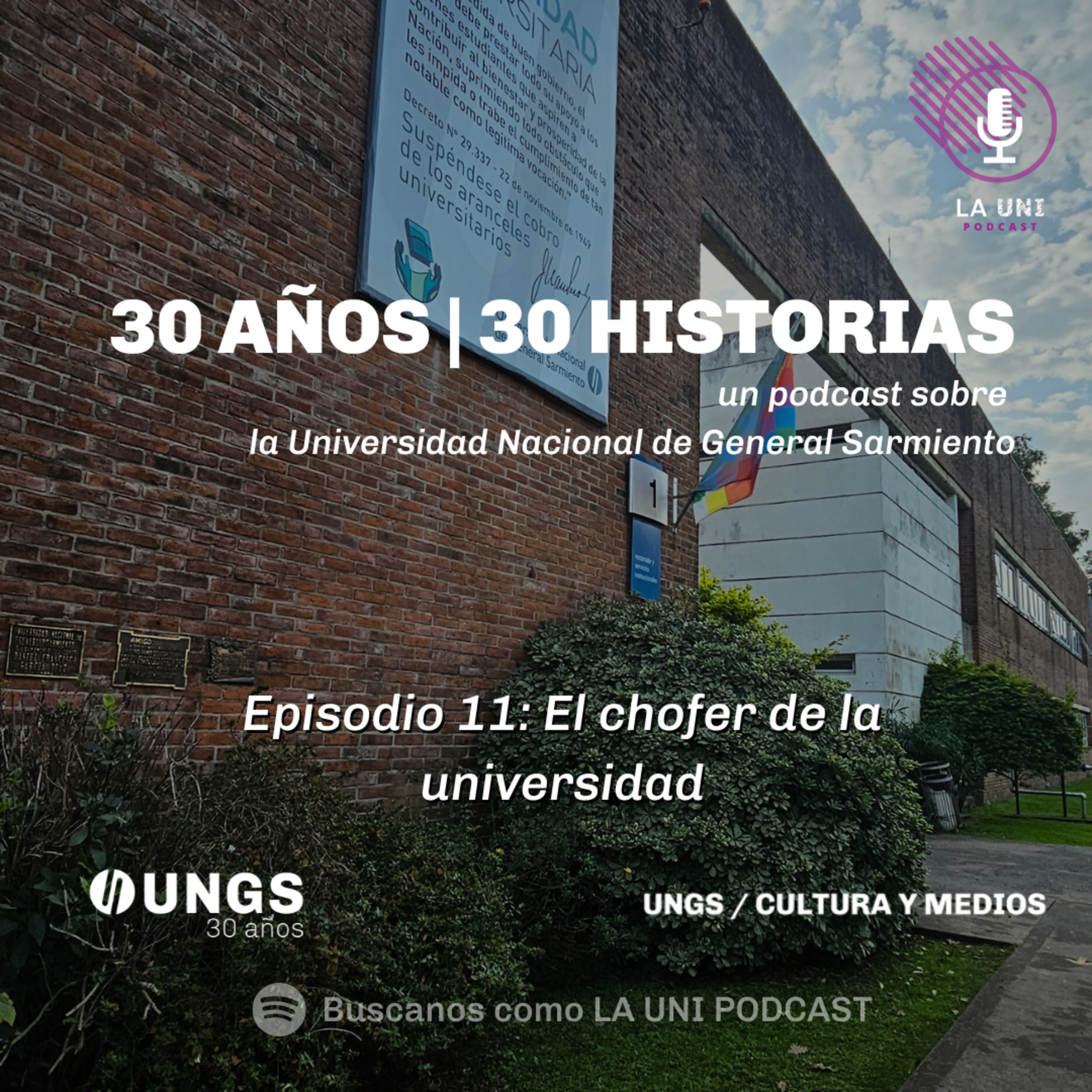 30 años, 30 historias | Episodio 11: El chofer de la UNGS episode artwork