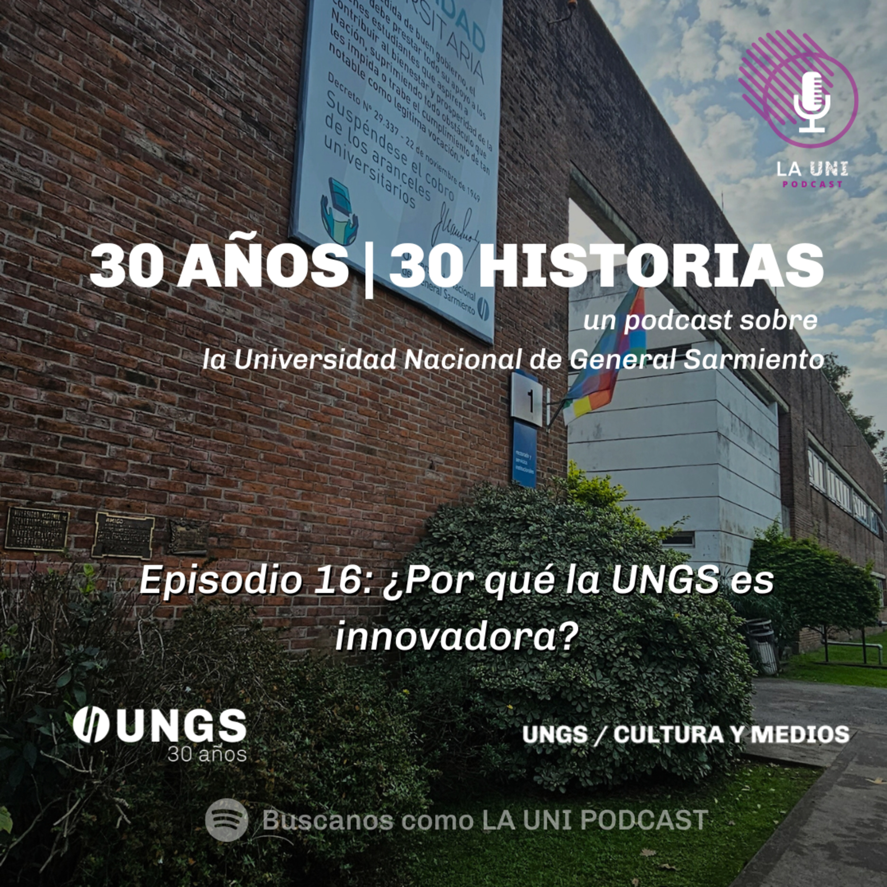 30 años, 30 historias | Episodio 16: ¿Por qué la UNGS es innovadora? episode artwork