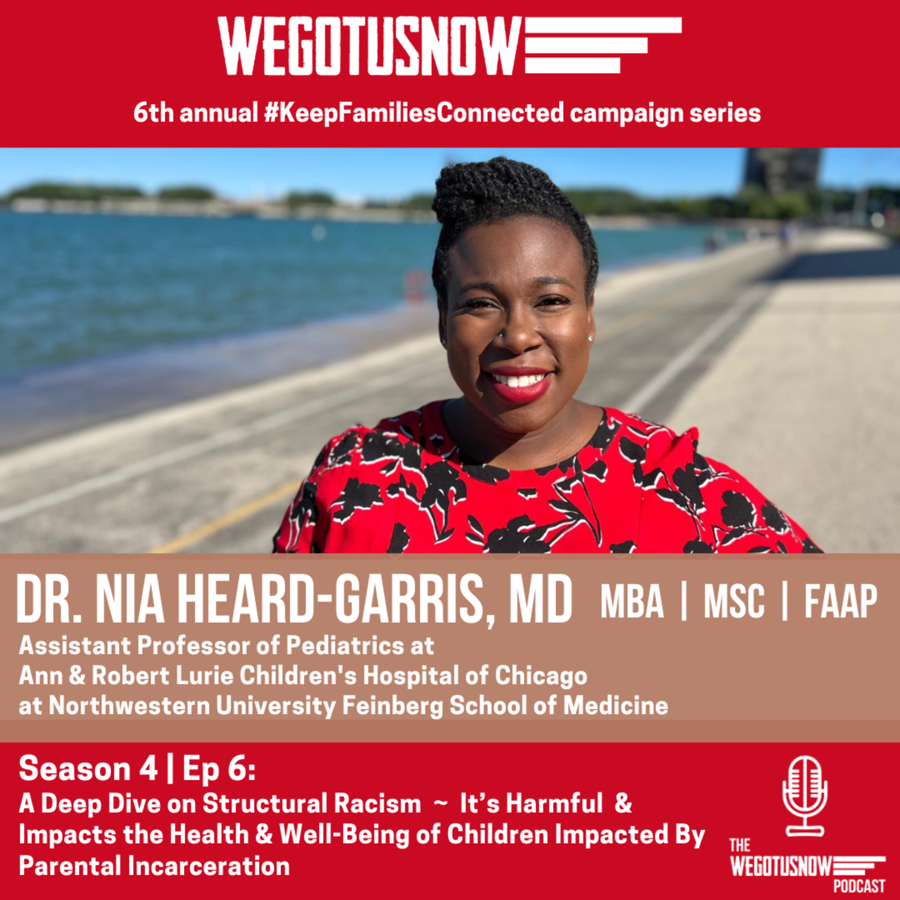 S4 | EP 6: DR. NIA HEARD-GARRIS, MD, MBA | MSc | FAAP: A Deep Dive on Structural Racism ~ It’s Harmful & Impacts the Health & Well-Being of Children Impacted By Parental Incarceration episode artwork