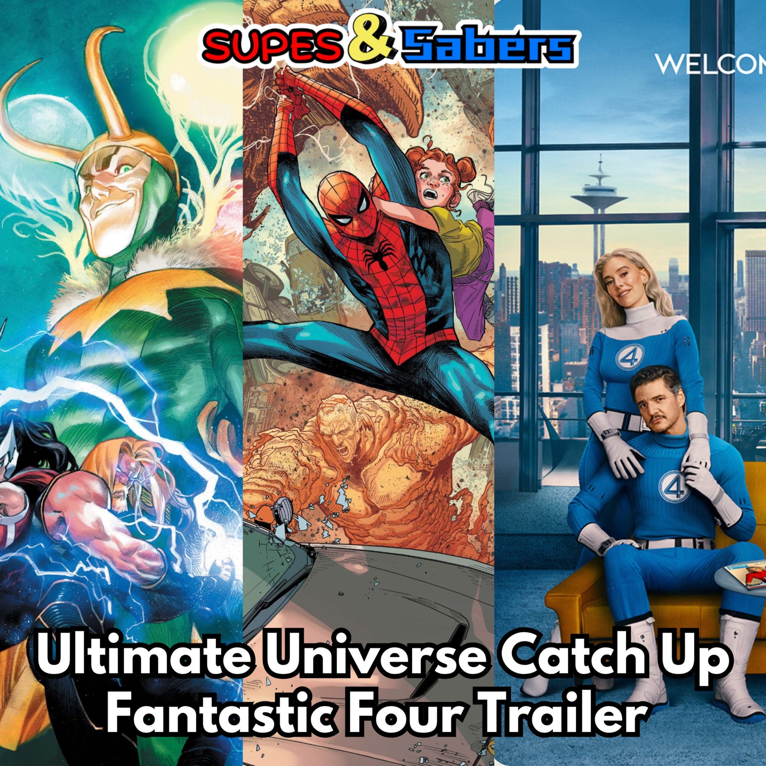 NEW Fantastic Four Trailer Reaction + Marvel Ultimate Universe Comic Catch Up #2