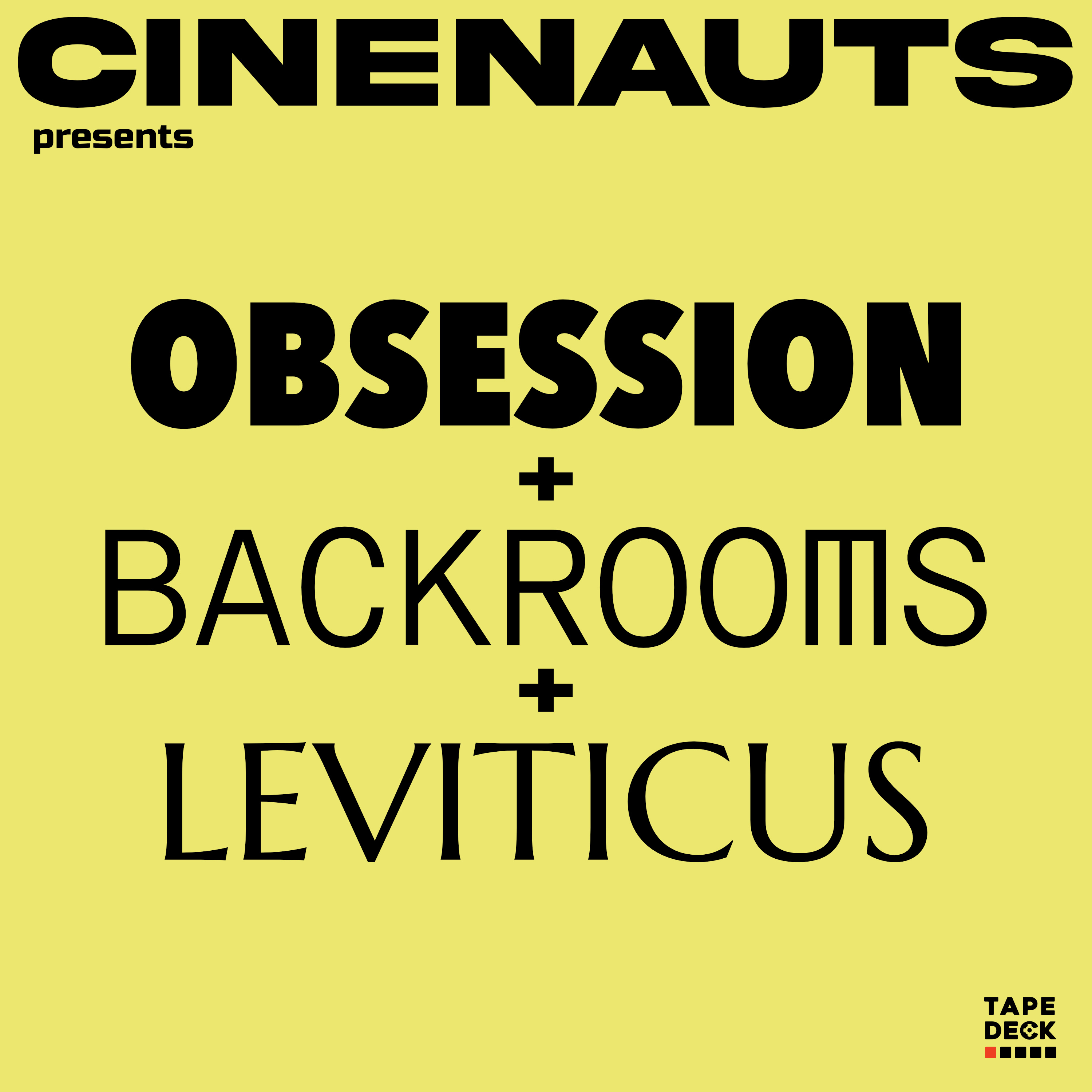 Obsession + Backrooms + Leviticus ft. Joseph Amenta episode artwork