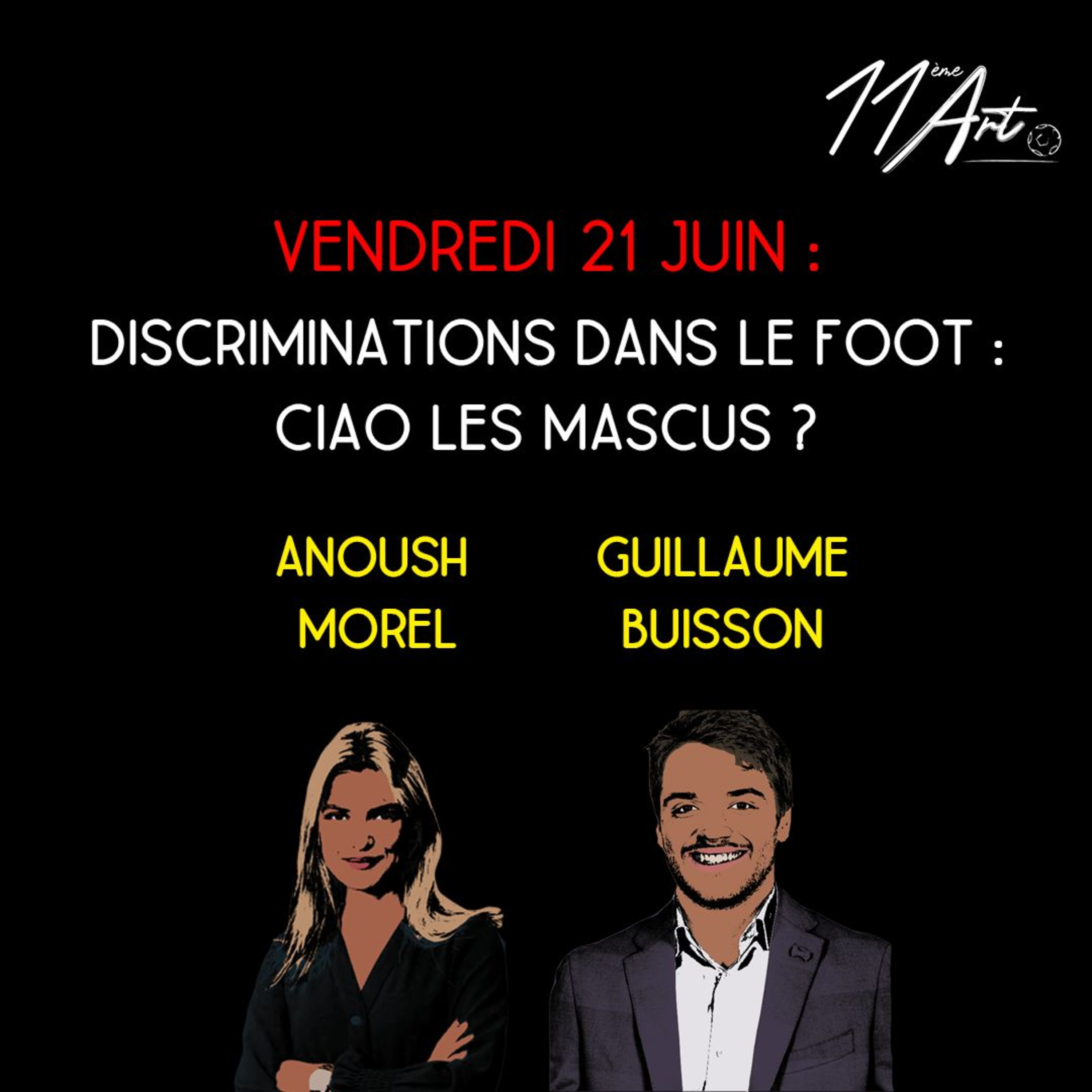 BONUS Euro 2024 - Discrimination dans le football, Ciao les mascus ? Avec Anoush Morel et Guillaume Buisson episode artwork