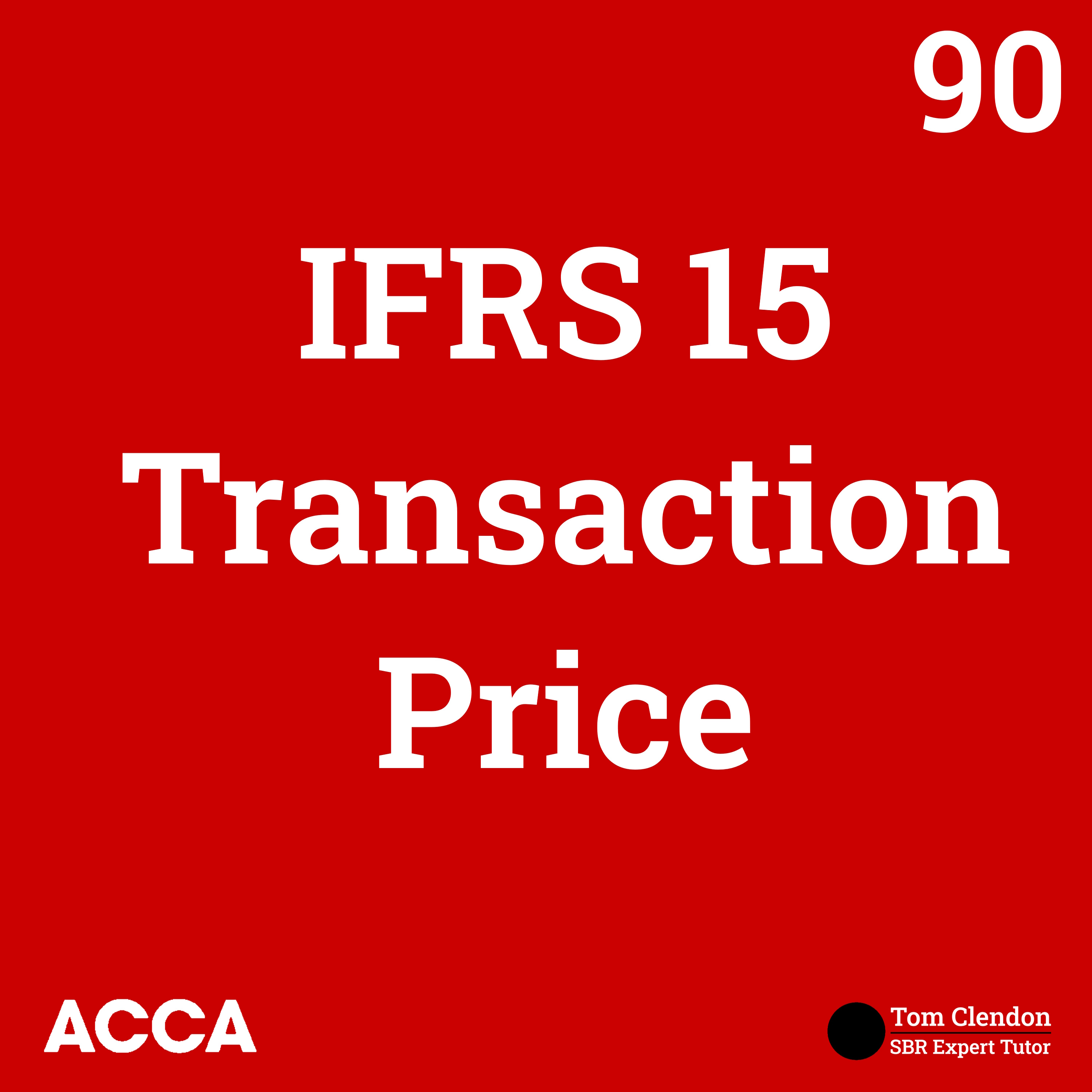 Determining Transaction Price and Variable Consideration in IFRS 15