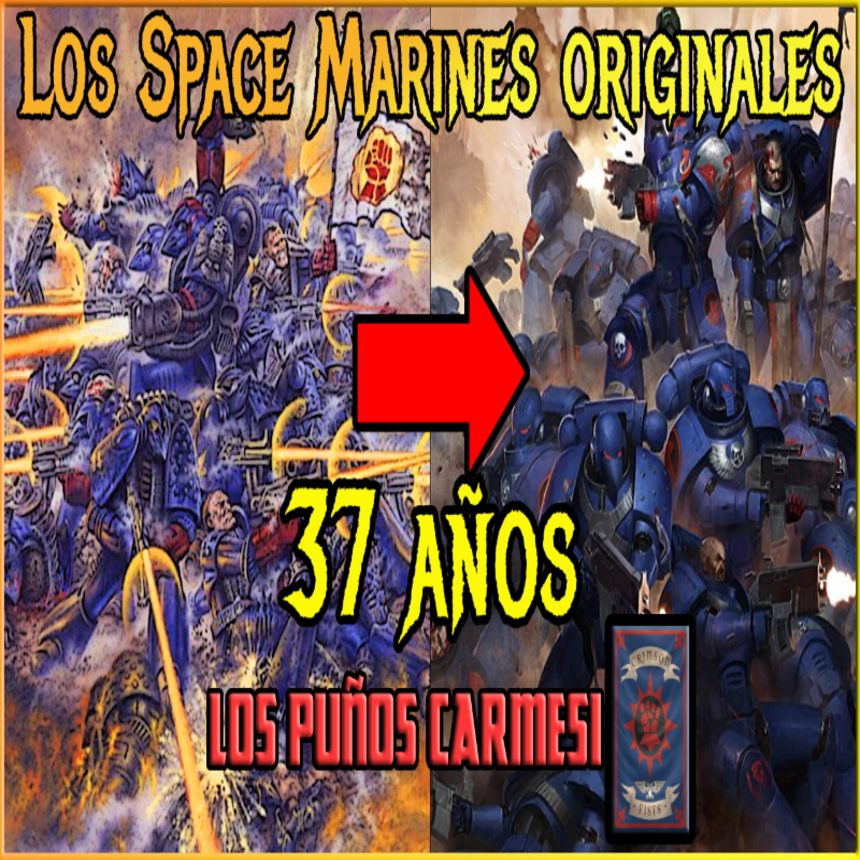 Los Space Marines eran Latinos? - Una historia larga de la primera portada - Los Puños Carmesi