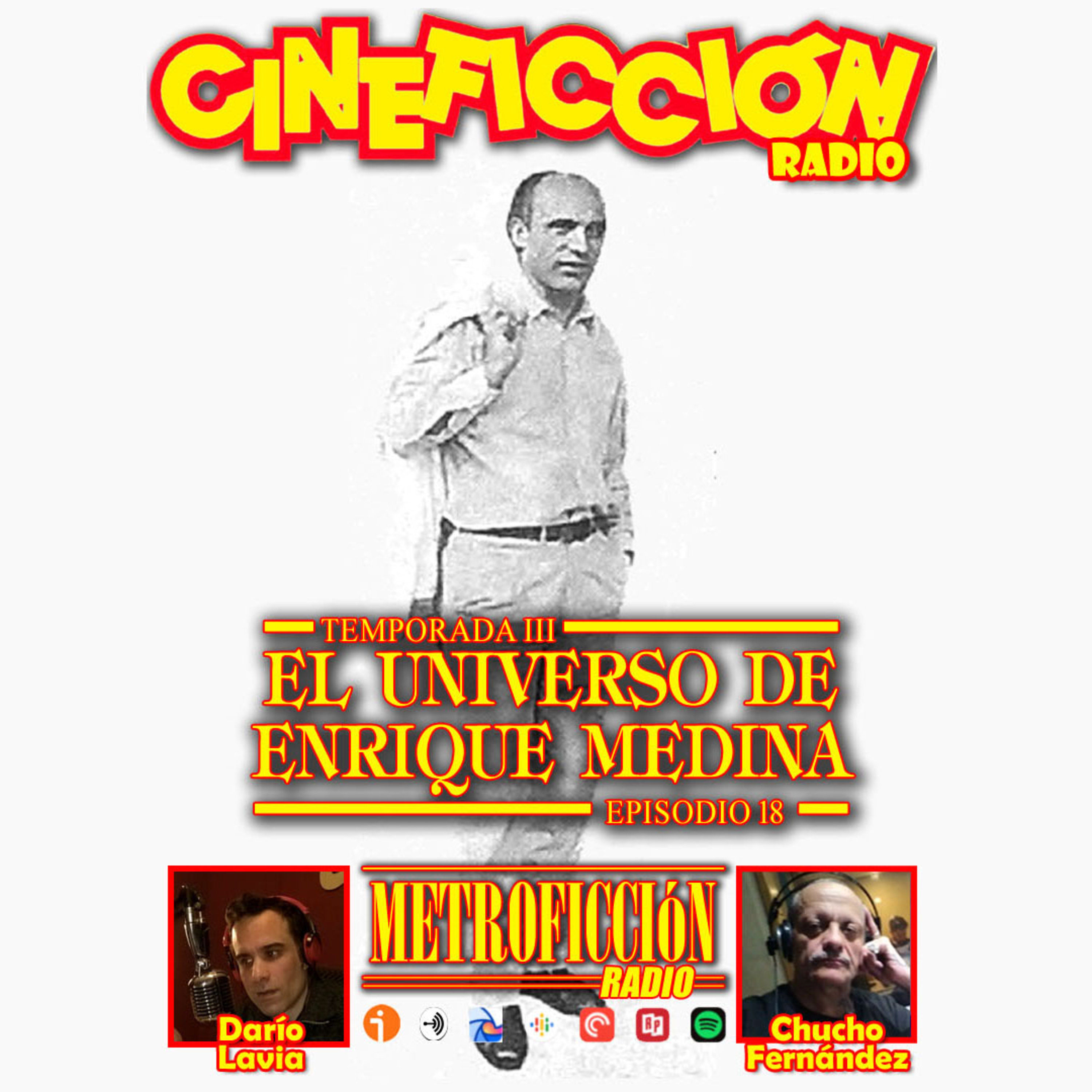 Cineficción Radio #3.18 - El universo de Enrique Medina episode artwork