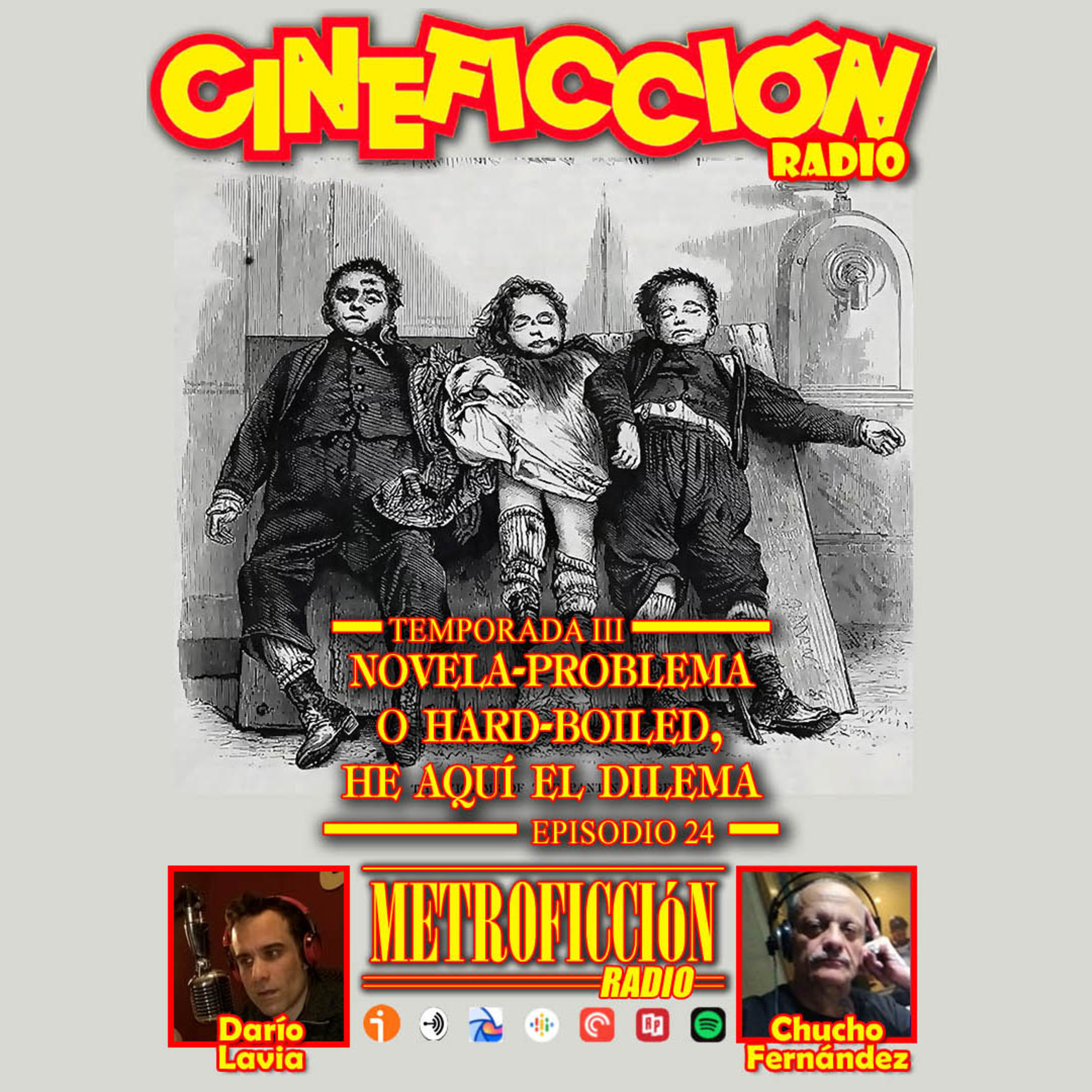 Cineficción Radio #3.24 - Novela-problema o hard-boiled, he aquí el dilema episode artwork