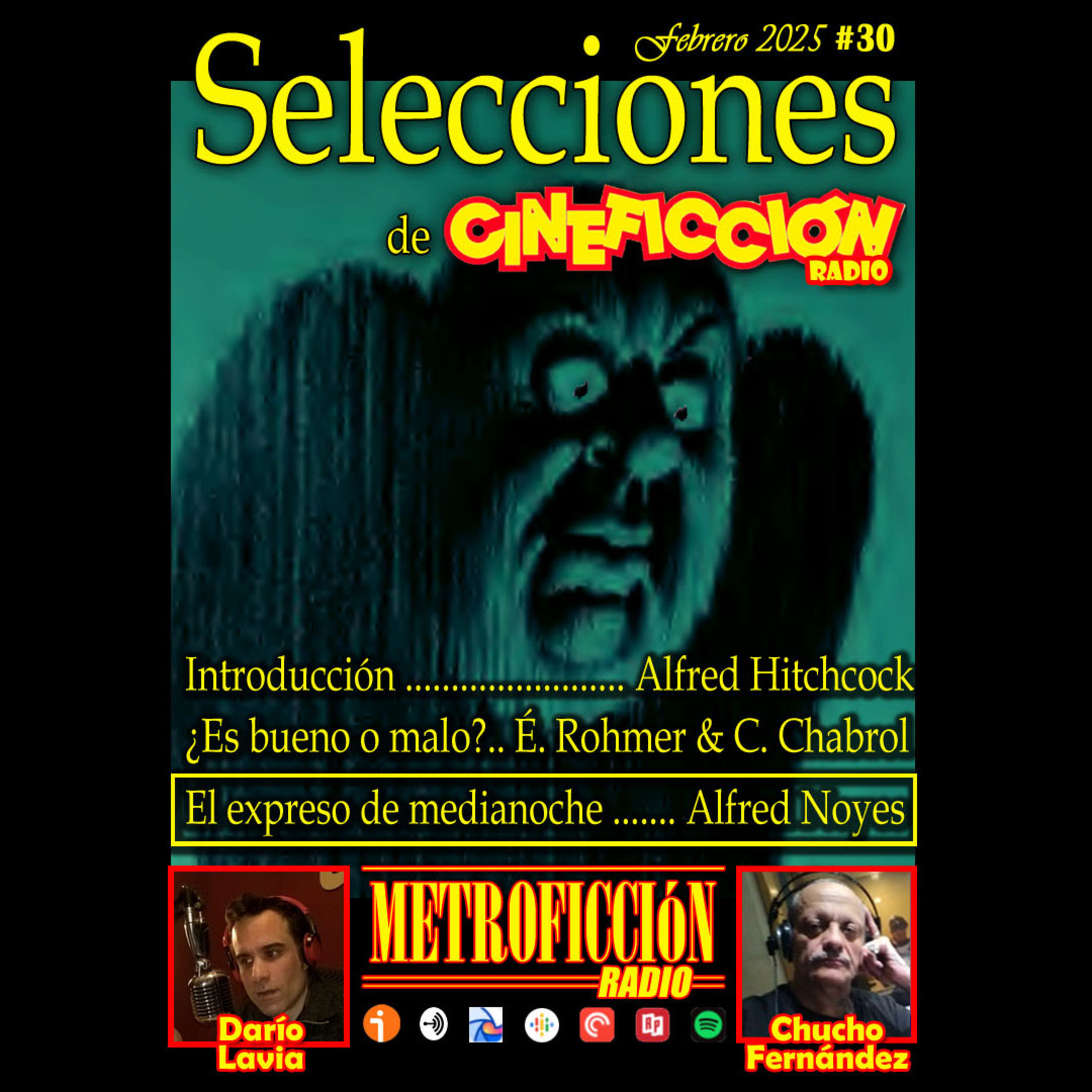 Selecciones de Cineficción Radio #30 - Hitchcock fantasmagórico episode artwork