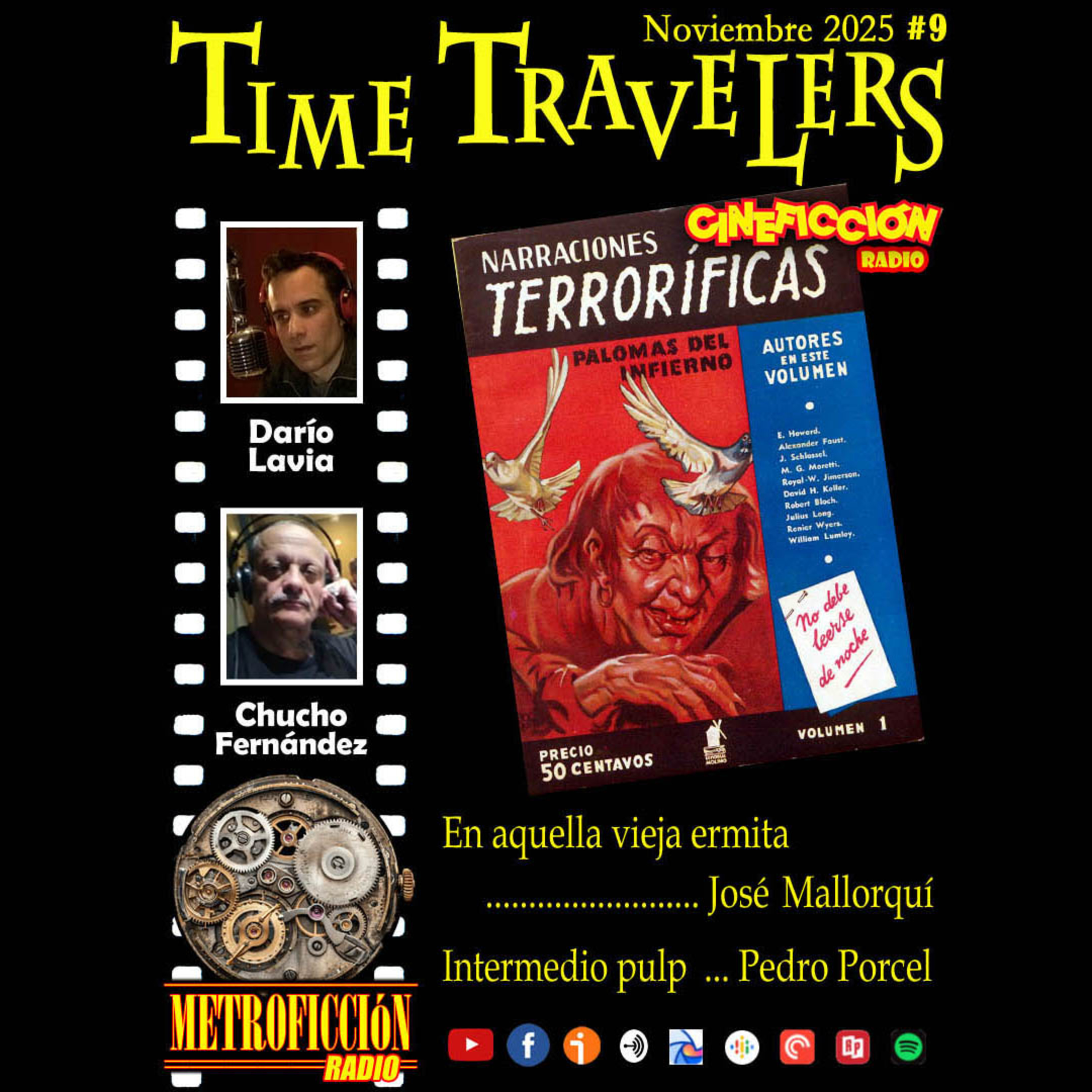 #9 - Narraciones Terroríficas Cineficción Radio Time Travelers episode artwork