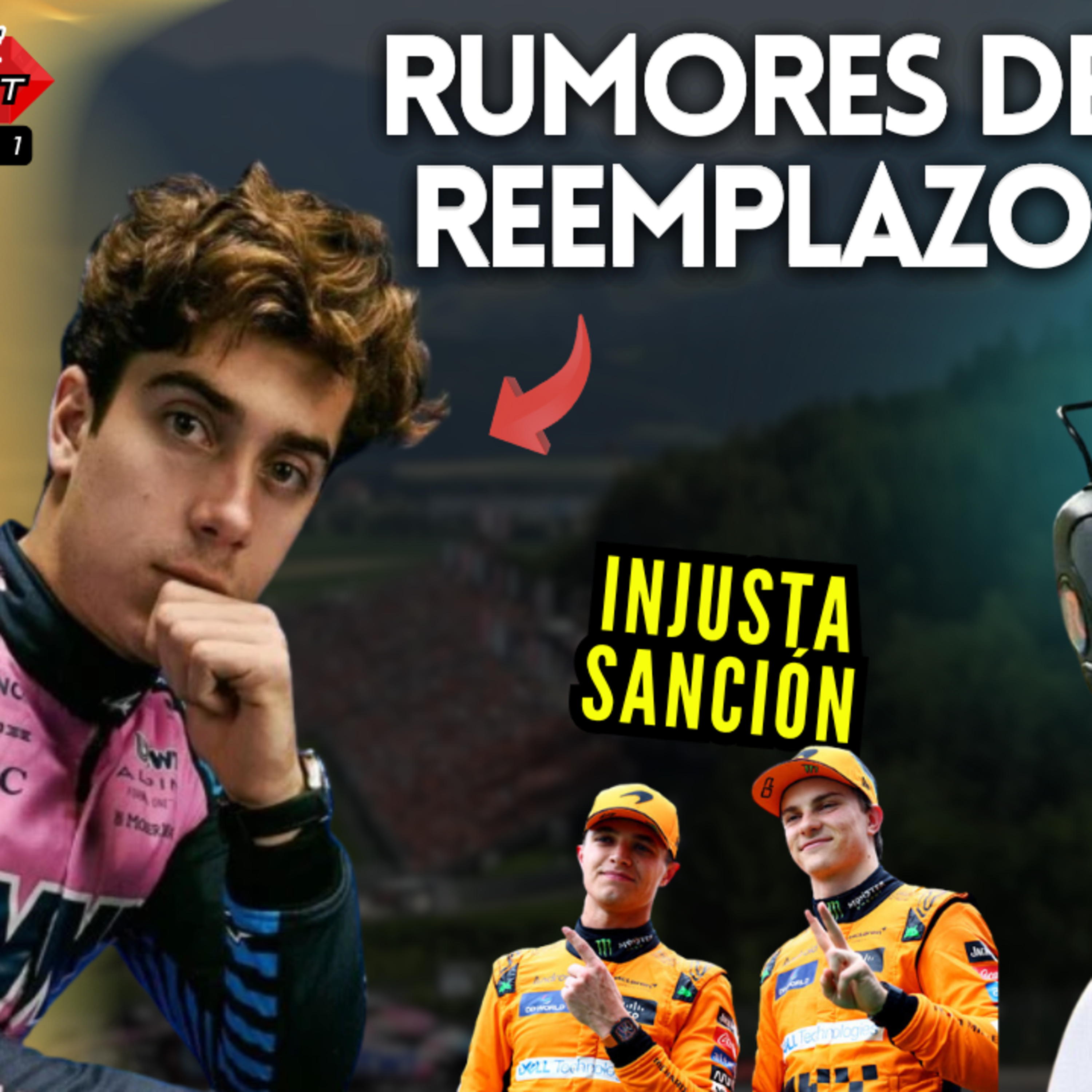 ¿Reemplazan a Colapinto con Bottas tras podio de Hulkenberg? Sanción a Piastri🏎️💥 #f1 #mclaren