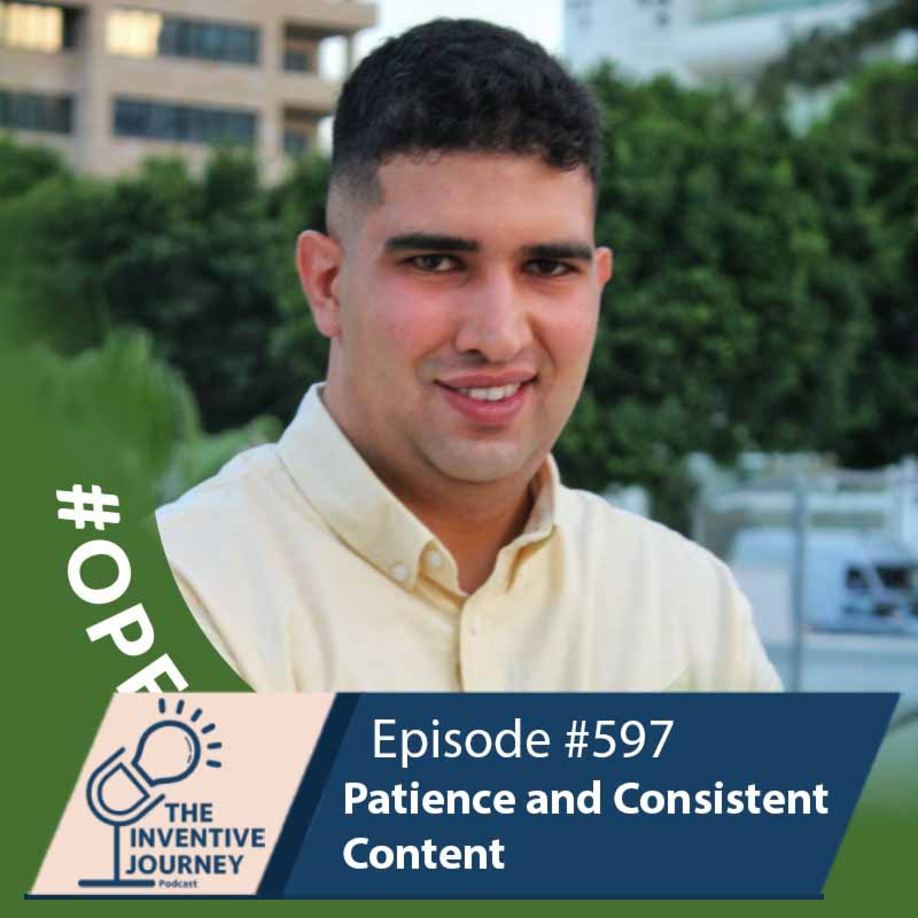 "Patience and Consistent Content" The Podcast For Entrepreneurs w/ Nearchos Nearchou episode artwork