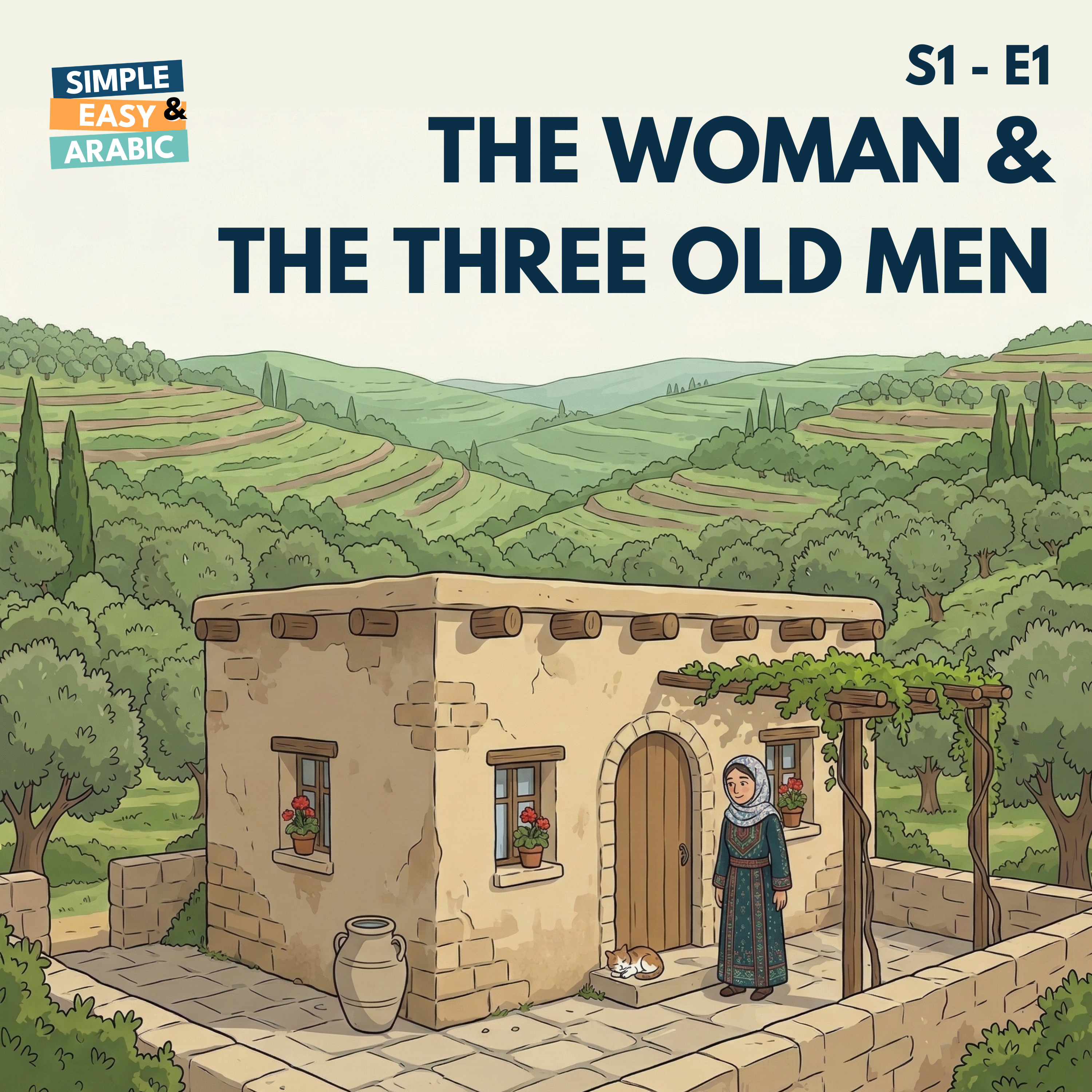 S1 - E1 : The Woman and the Three Old Men | قصة المرة والختايرة التالتة