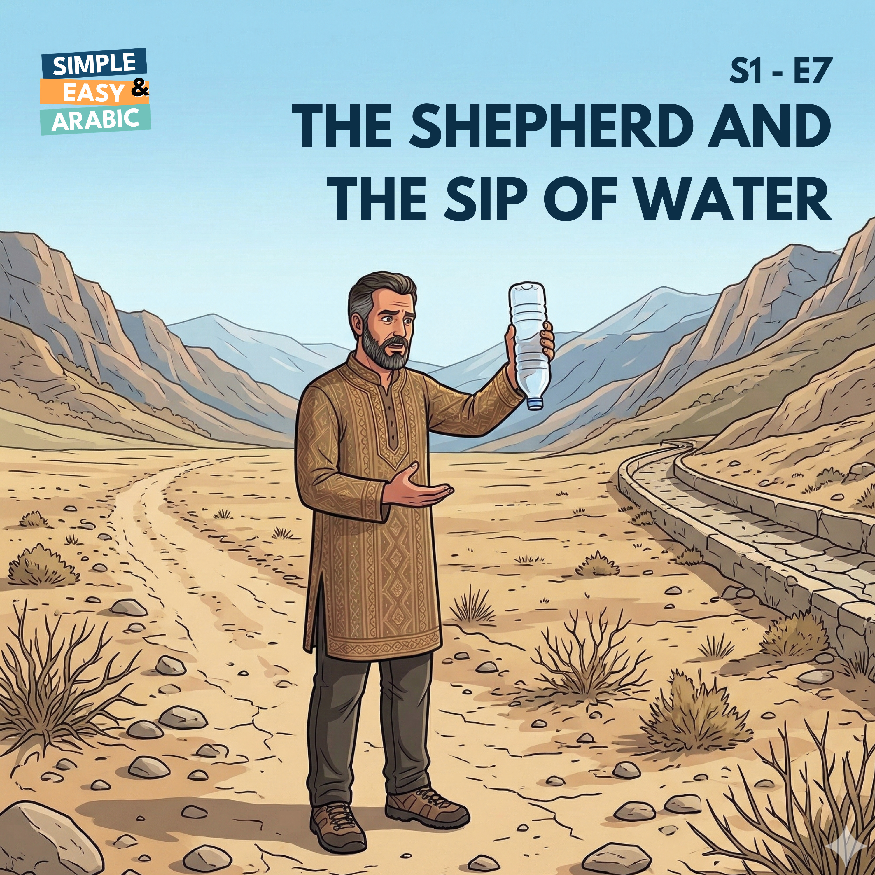 S1 - E7: The Shepherd and the Sip of Water | قصة الراعي وشفّة المي