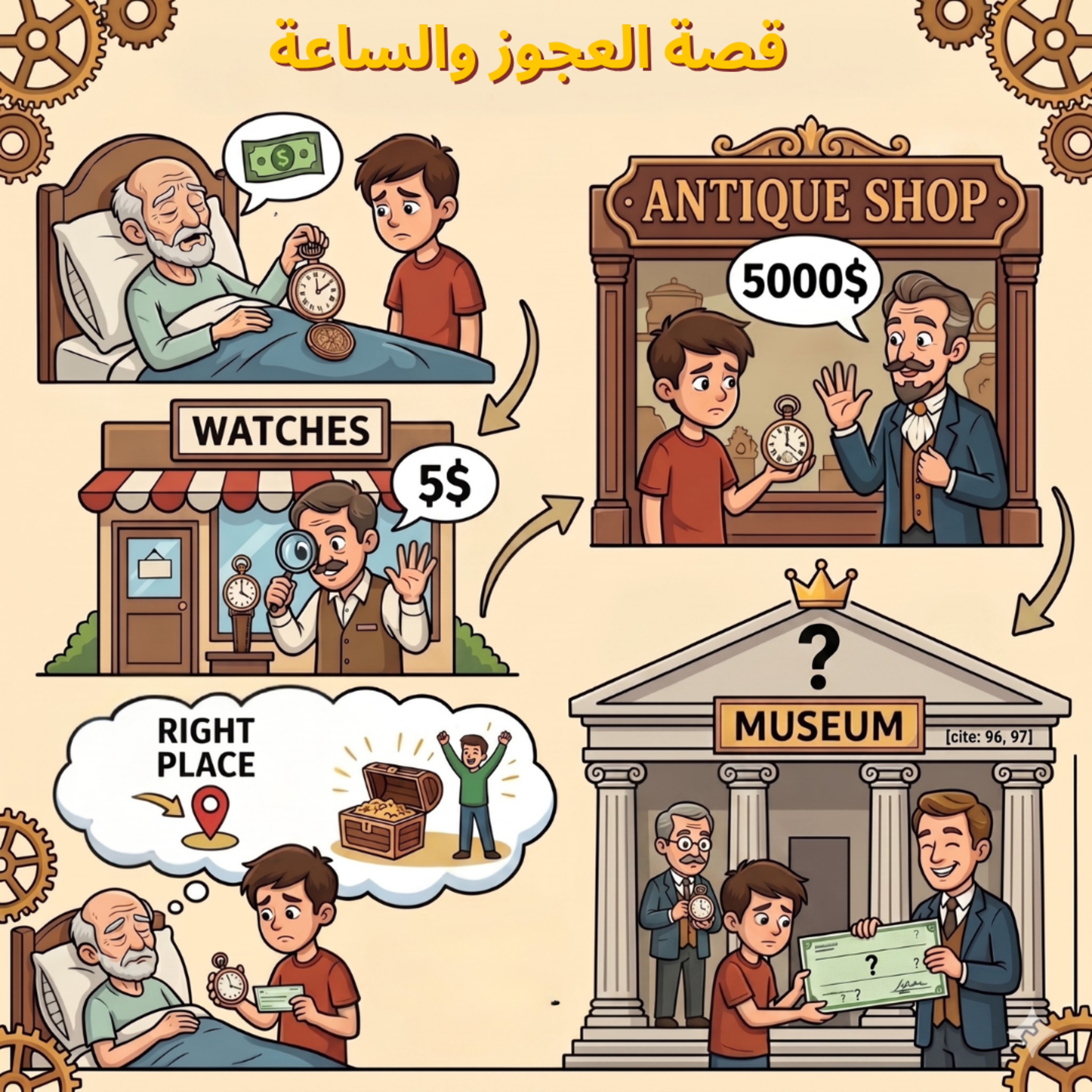 S4 - E7 - The old man and the watch episode artwork