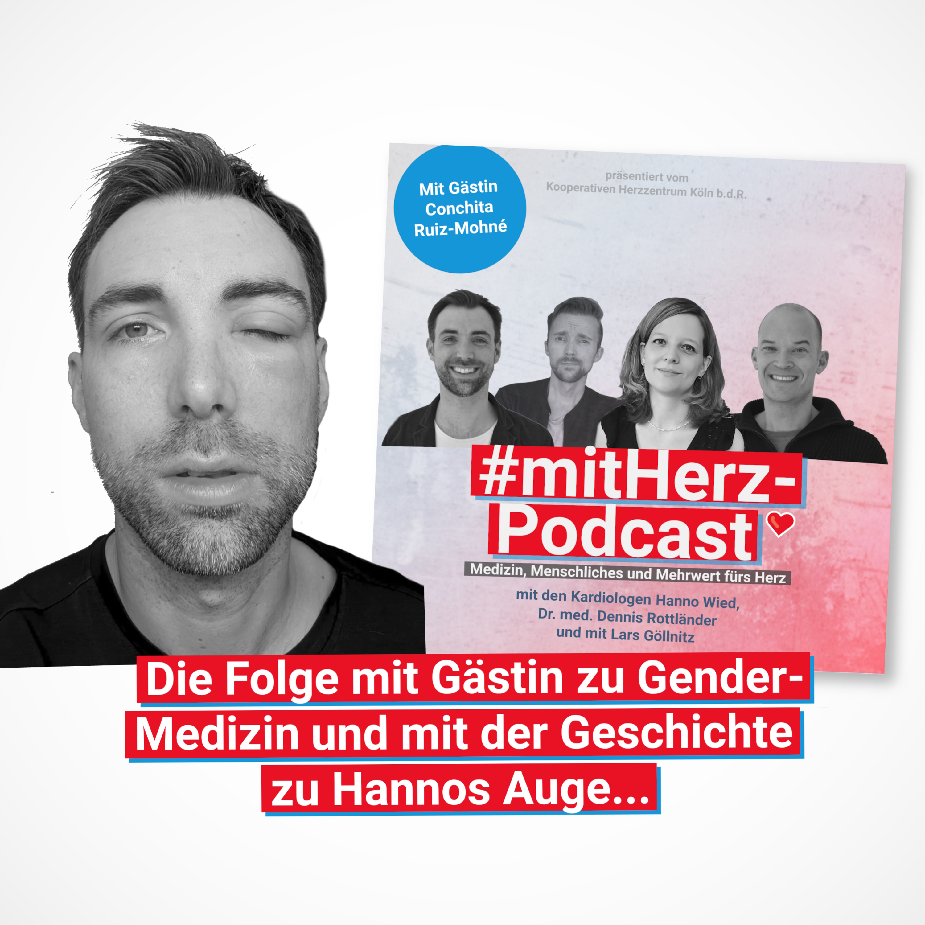 #mitHerz-Podcast: Gender-Medizin - Wird die Frau in der Herzmedizin benachteiligt? Mit Gästin Conchita Ruiz-Mohné episode artwork