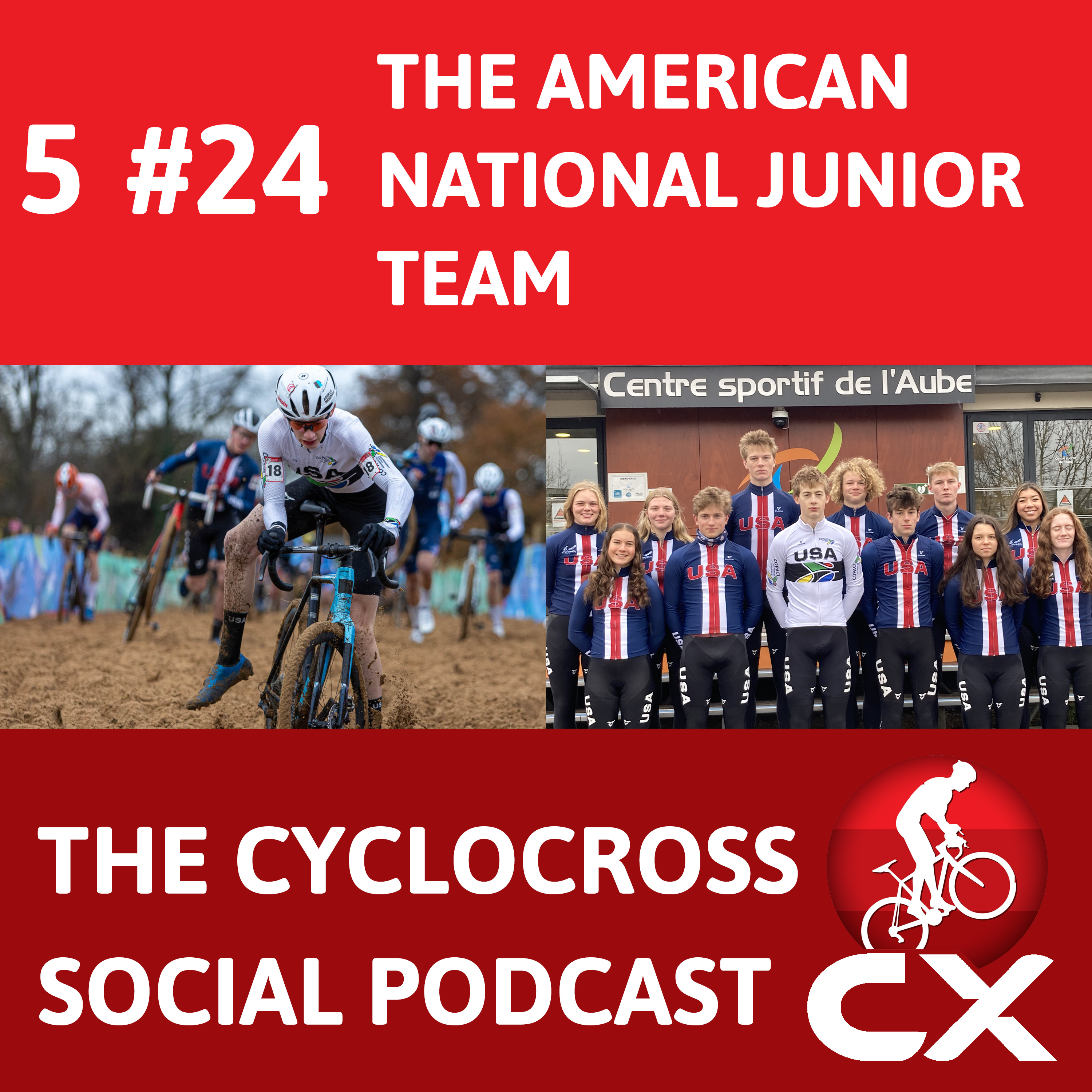 The American National Junior team on racing in Europe | Cyclocross Social Podcast (S5E24) episode artwork