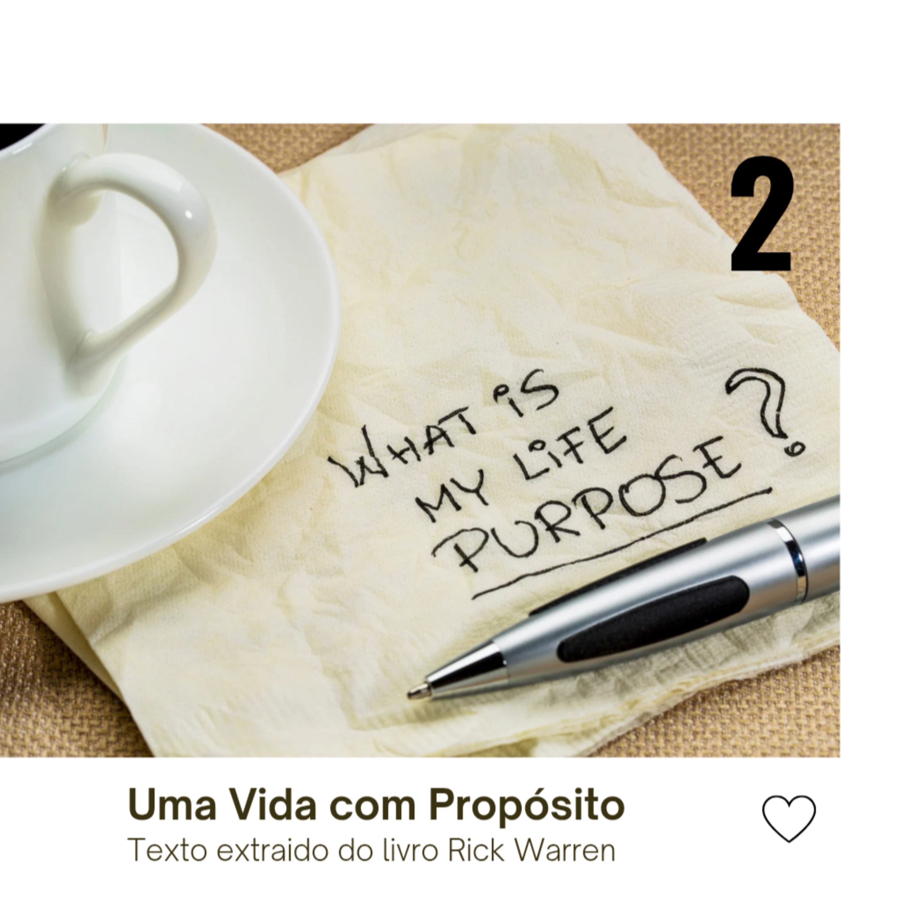 [2] Uma Vida Com Propósito  episode artwork