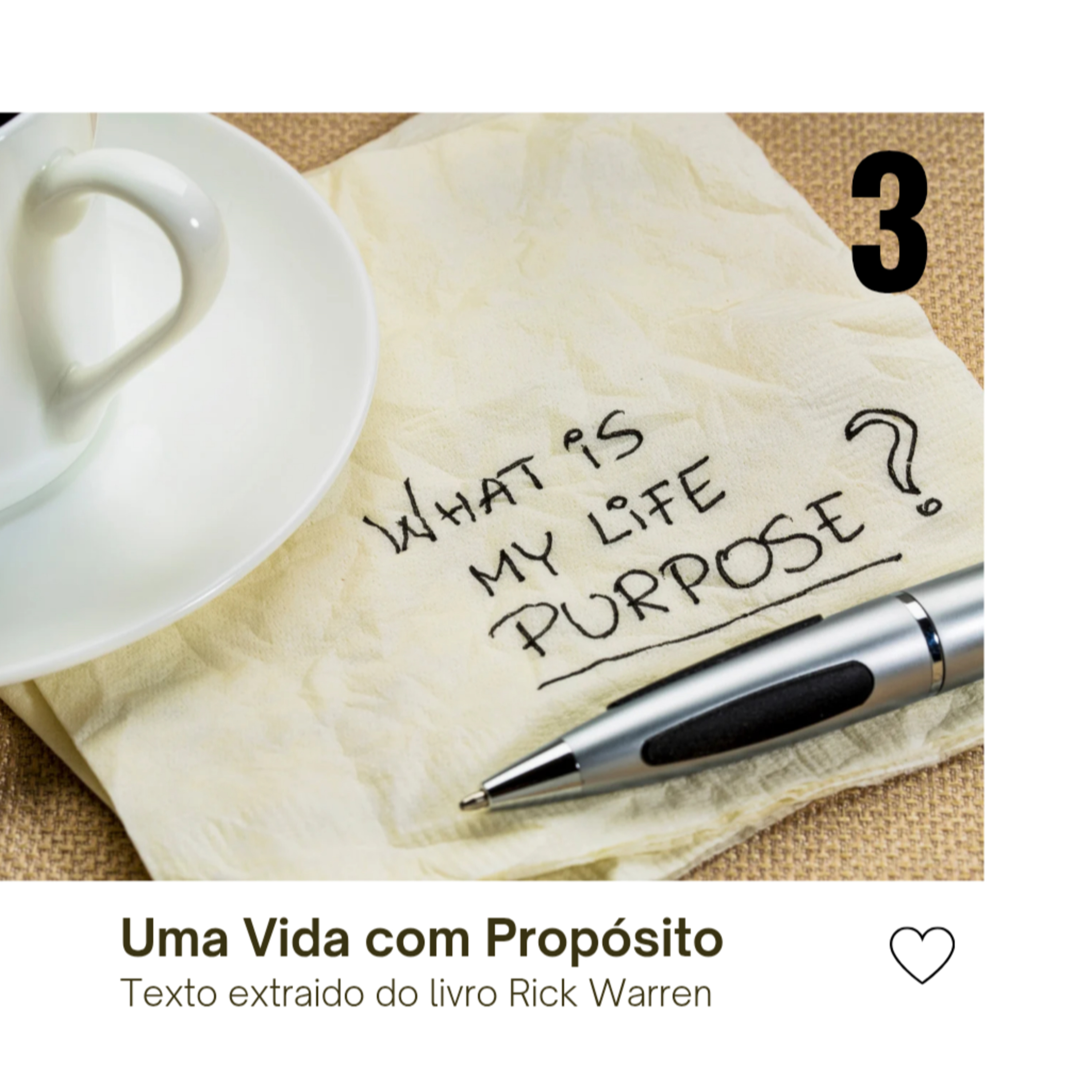 [3] Uma Vida com Propósito  episode artwork