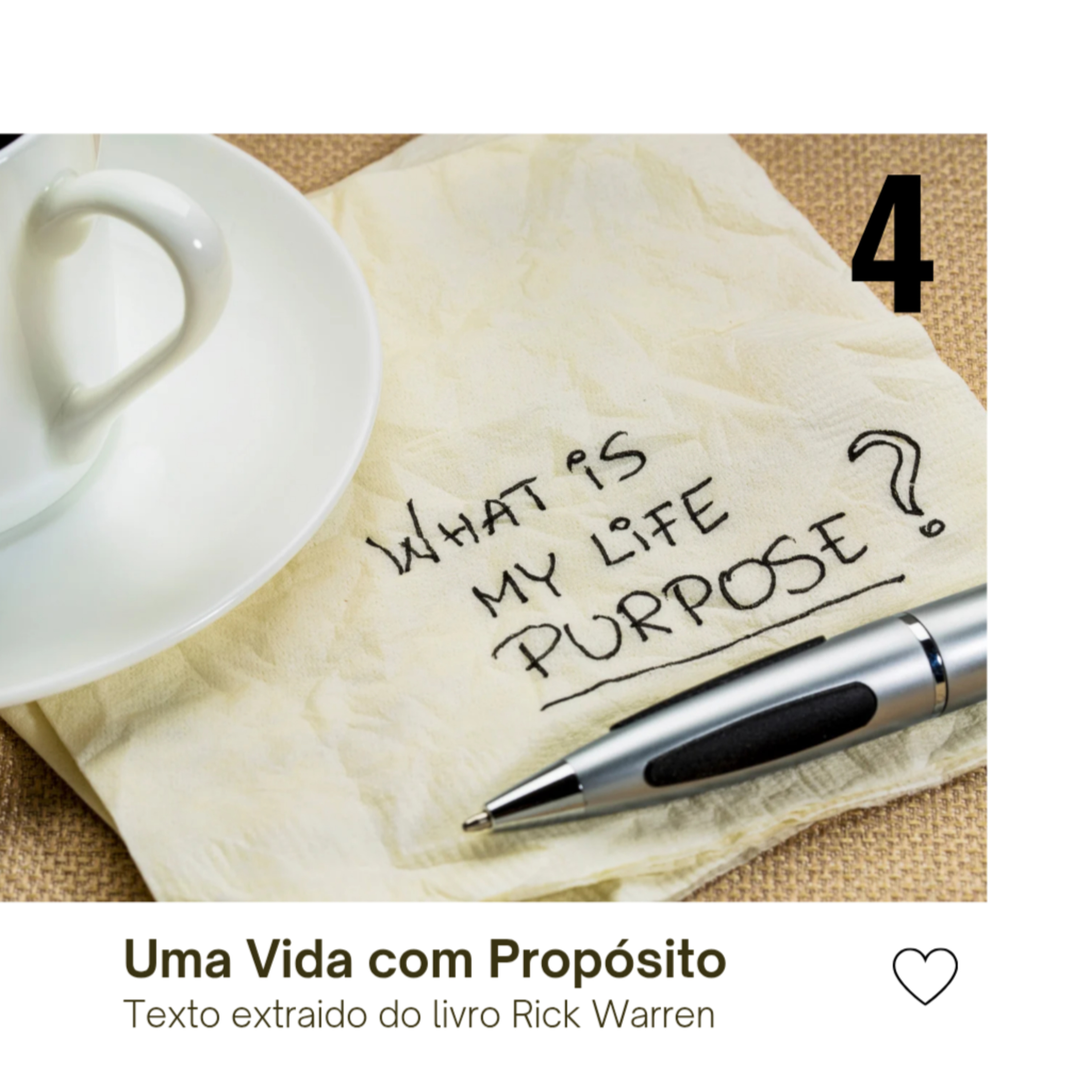 [4] Uma Vida com Propósito  episode artwork