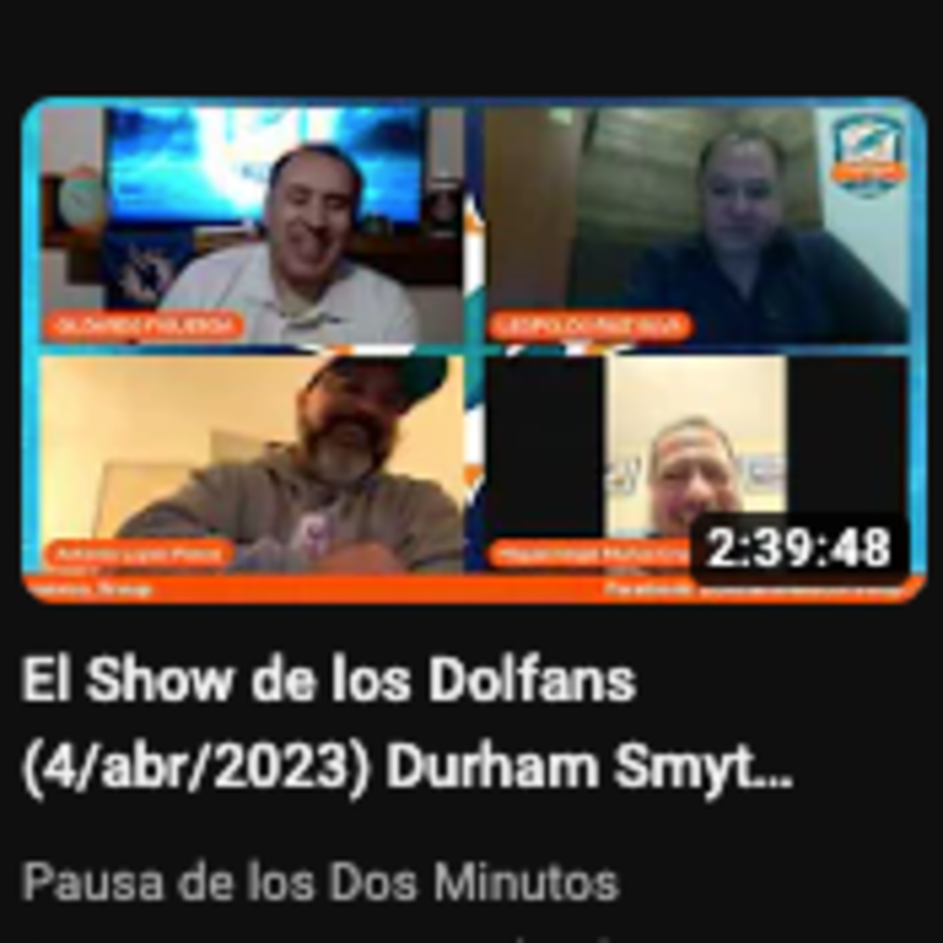 Portada de Pausa de los Dos Minutos
