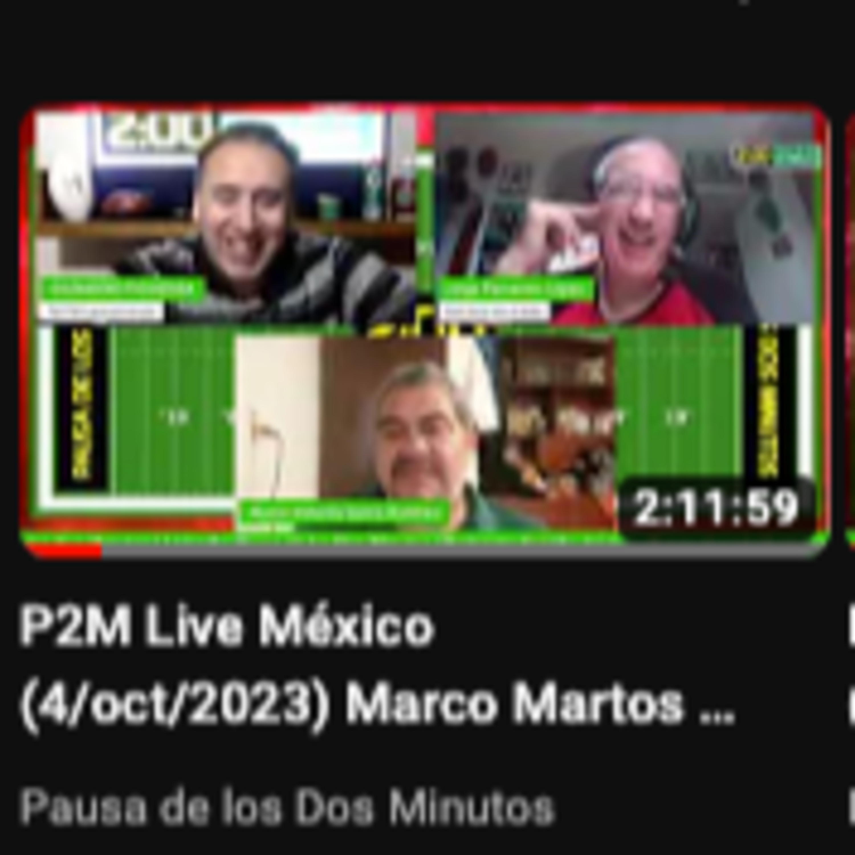 Portada de Pausa de los Dos Minutos
