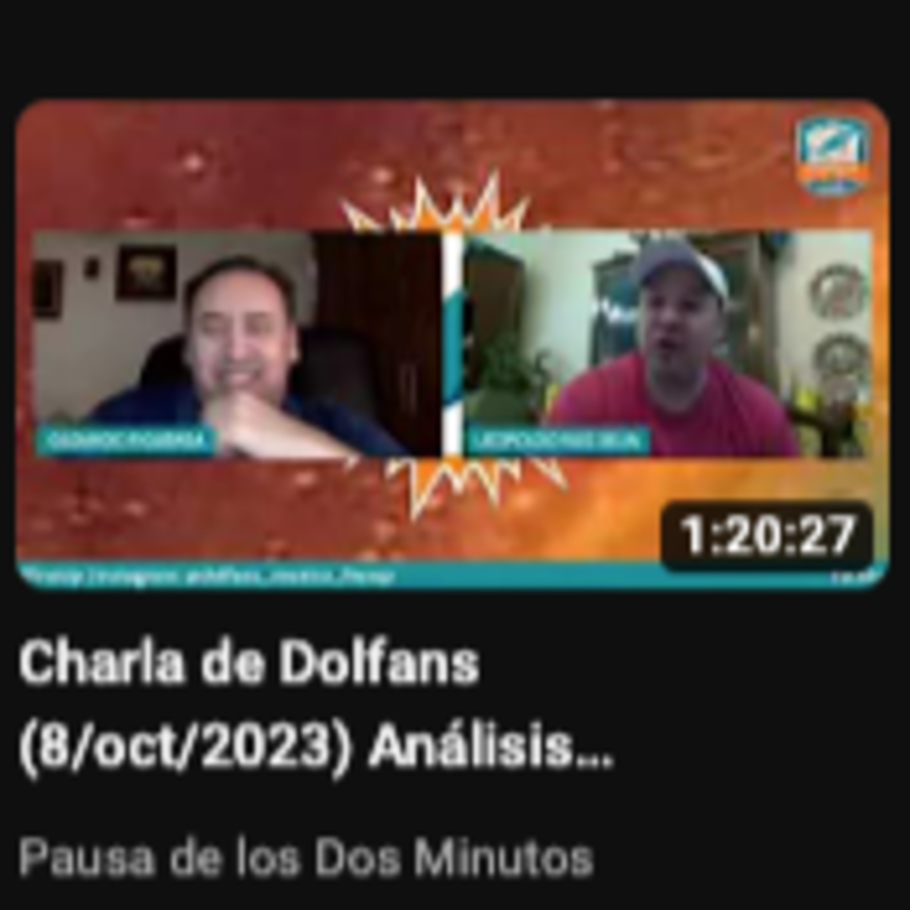 Portada de Pausa de los Dos Minutos
