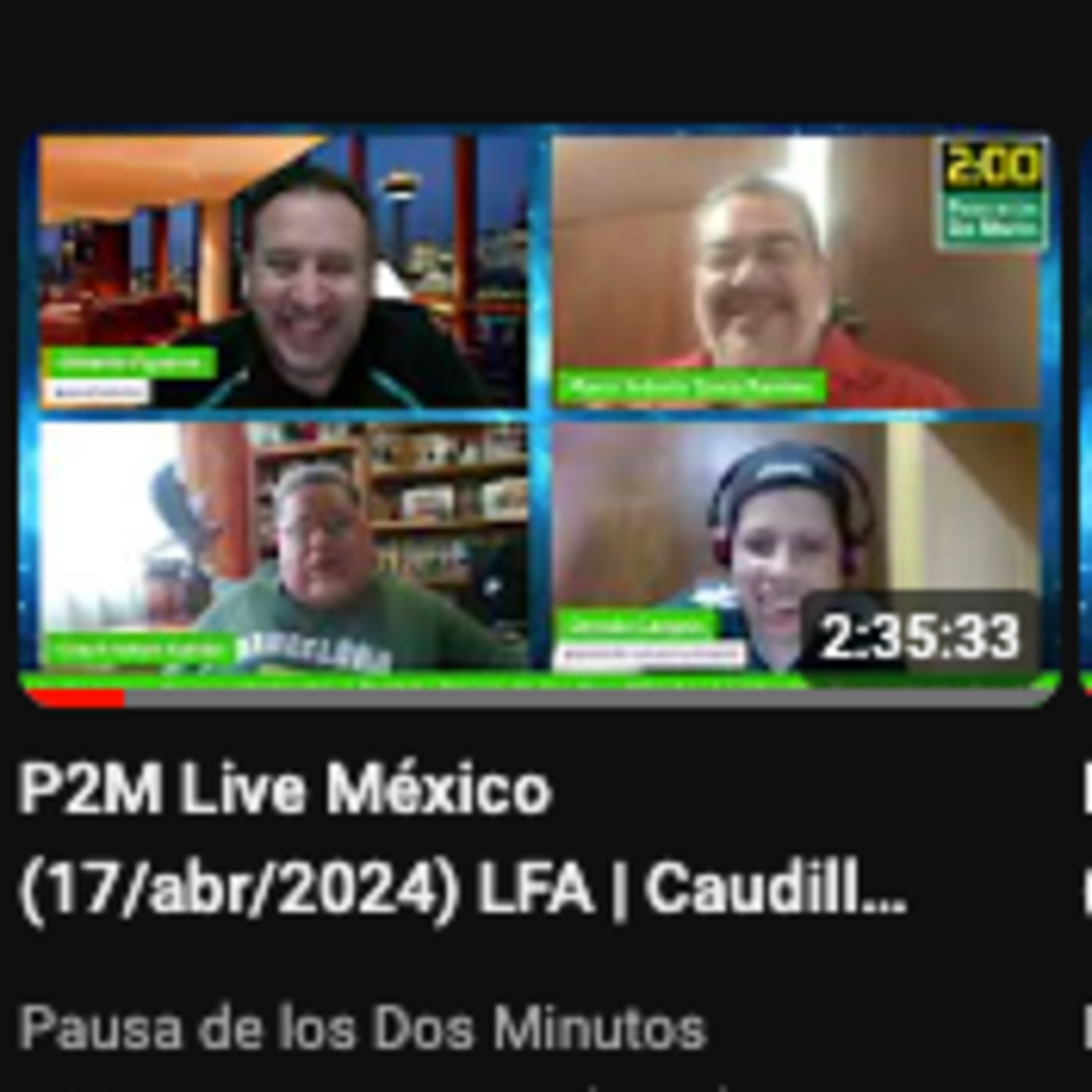 Portada de Pausa de los Dos Minutos
