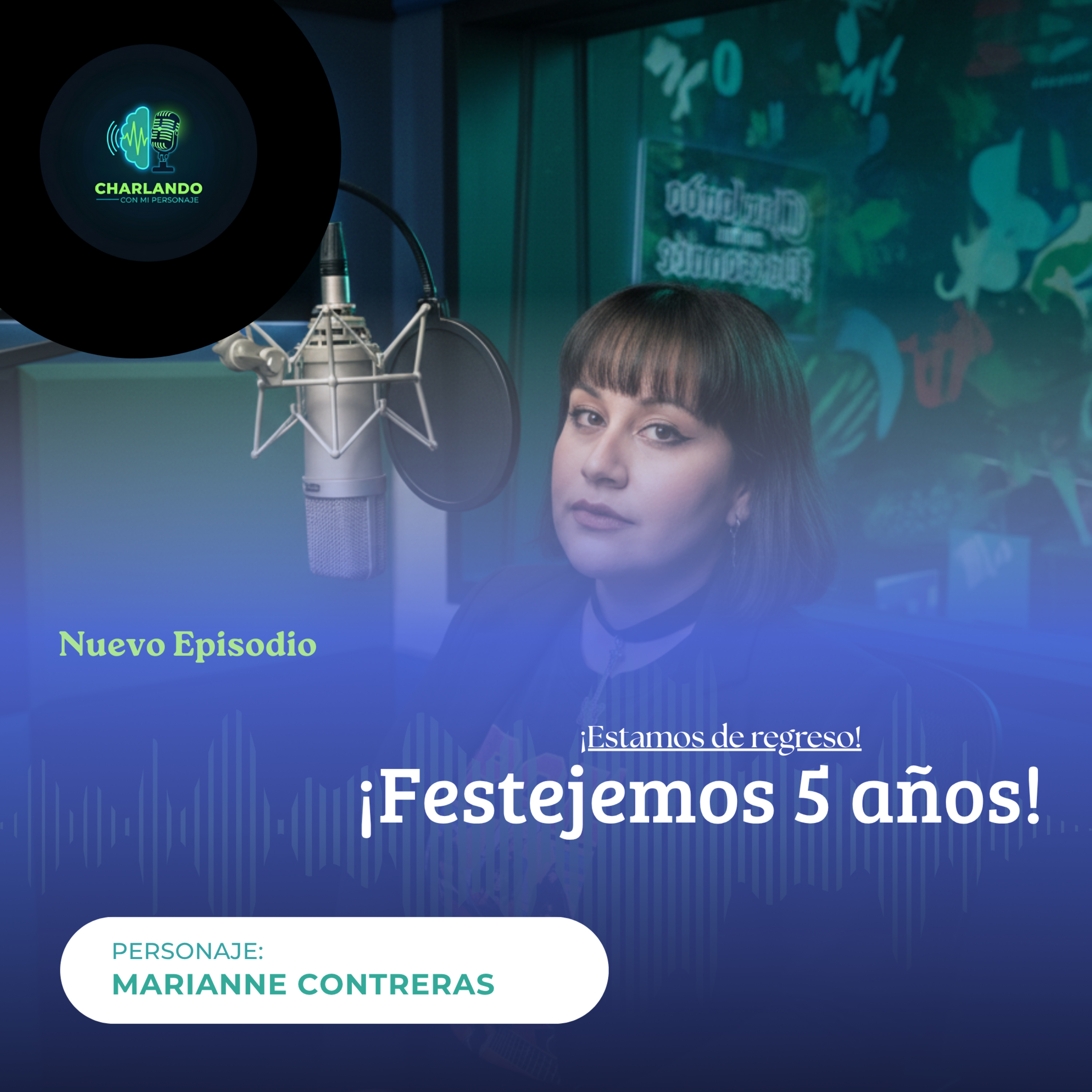 ¡ESTAMOS DE REGRESO! Festejemos 5 años de Charlando con mi Personaje  episode artwork