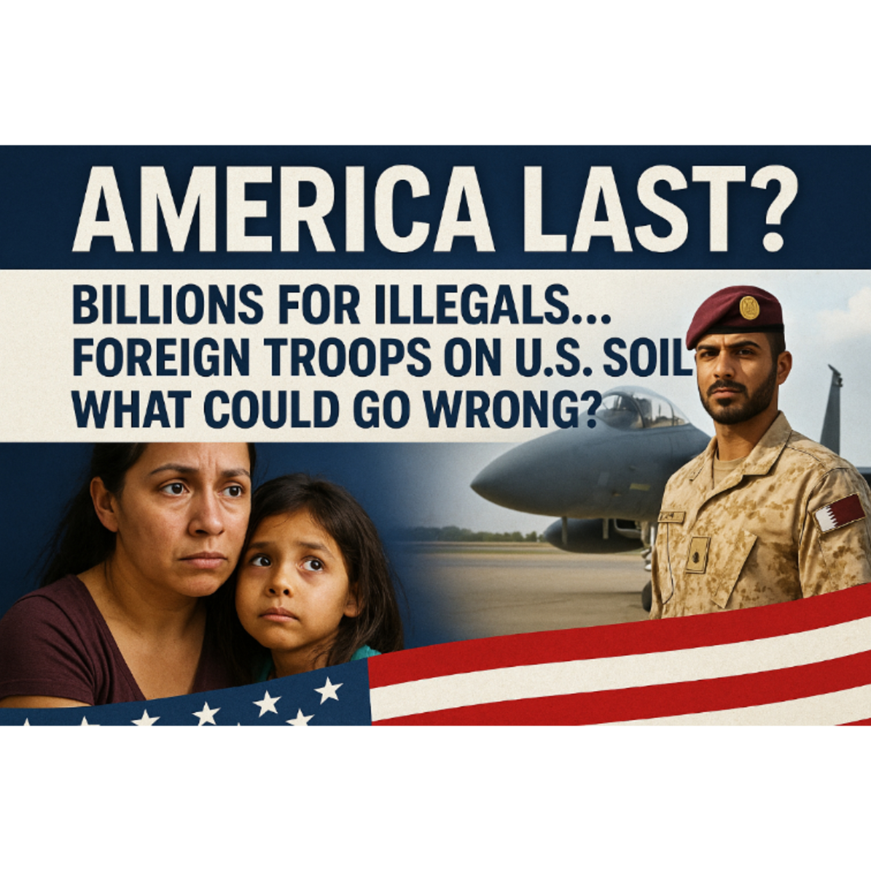 California Funds Illegal Alien Healthcare Over Its Own Police —While Qatar Sets Up Shop on U.S. Soil