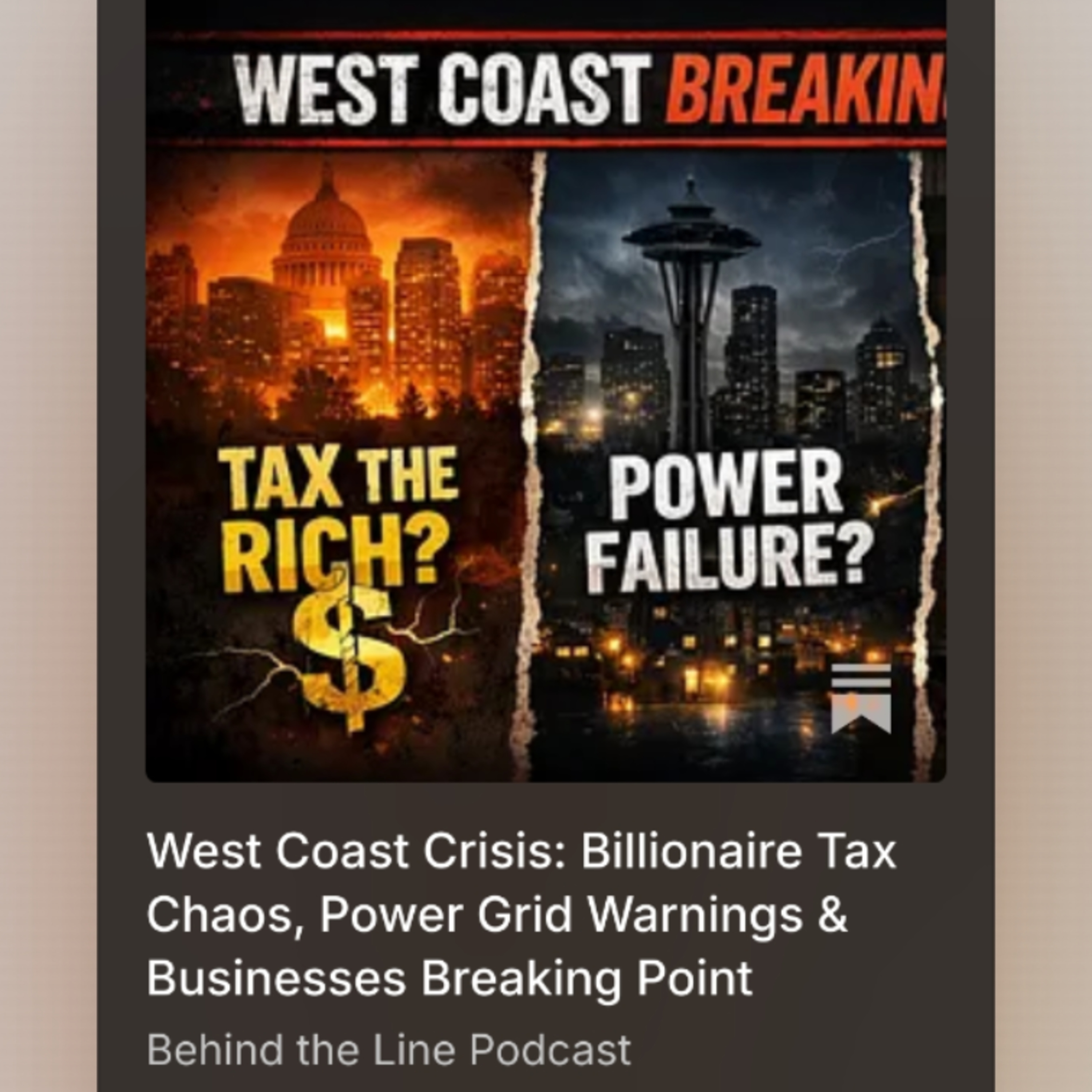 West Coast Crisis: Billionaire Tax Chaos, Power Grid Warnings & Businesses Breaking Point