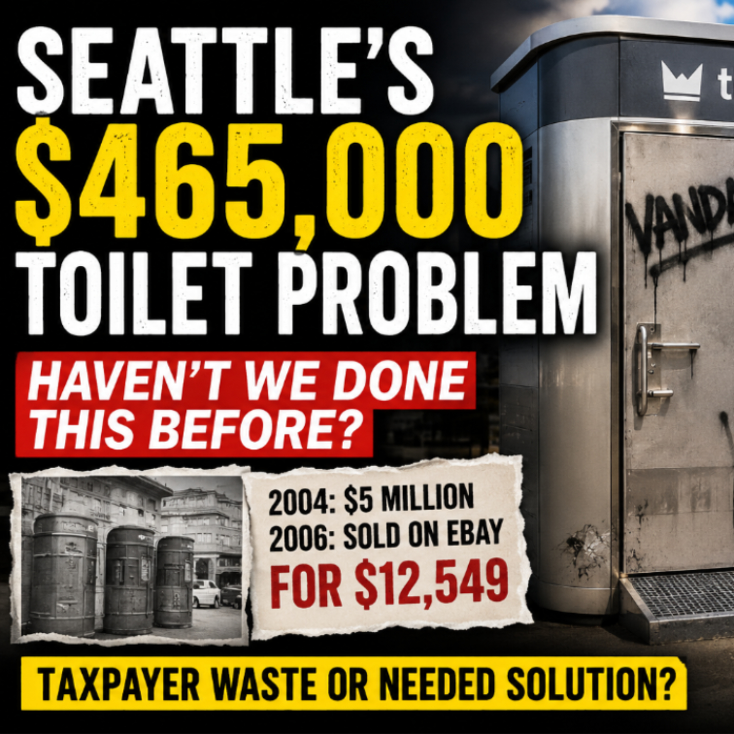 Seattle's $465,000 Toilet Experiment Is Already Going Wrong episode artwork