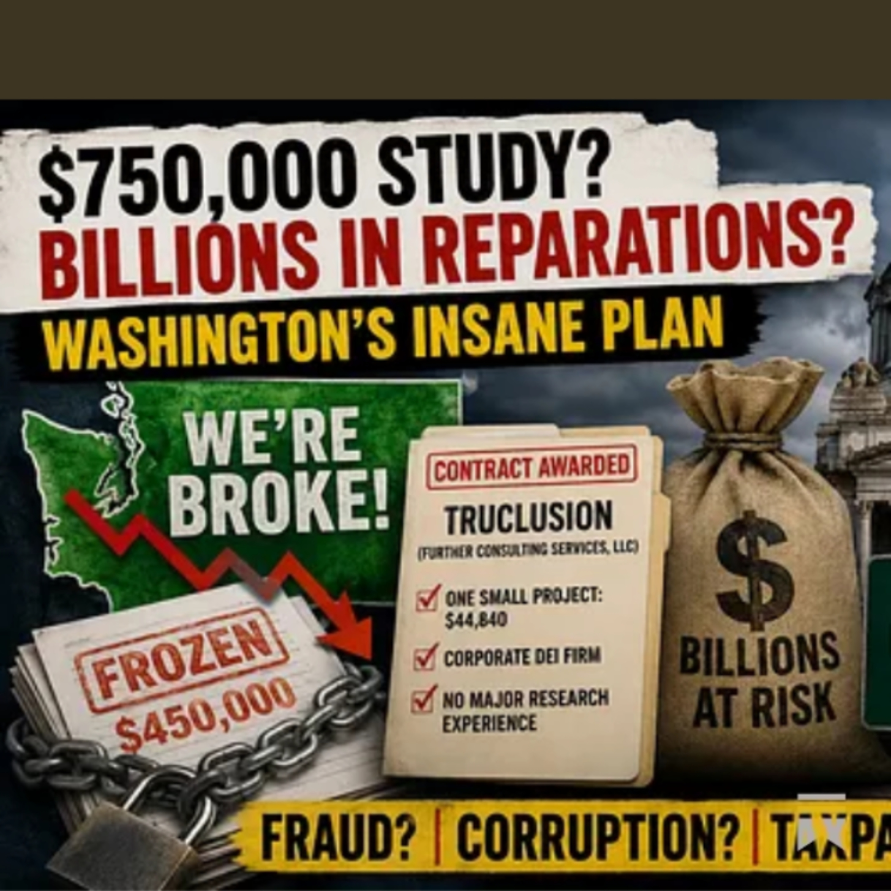 Washington’s Reparations Plan: Millions, Procurement Questions & a State Already Broke episode artwork