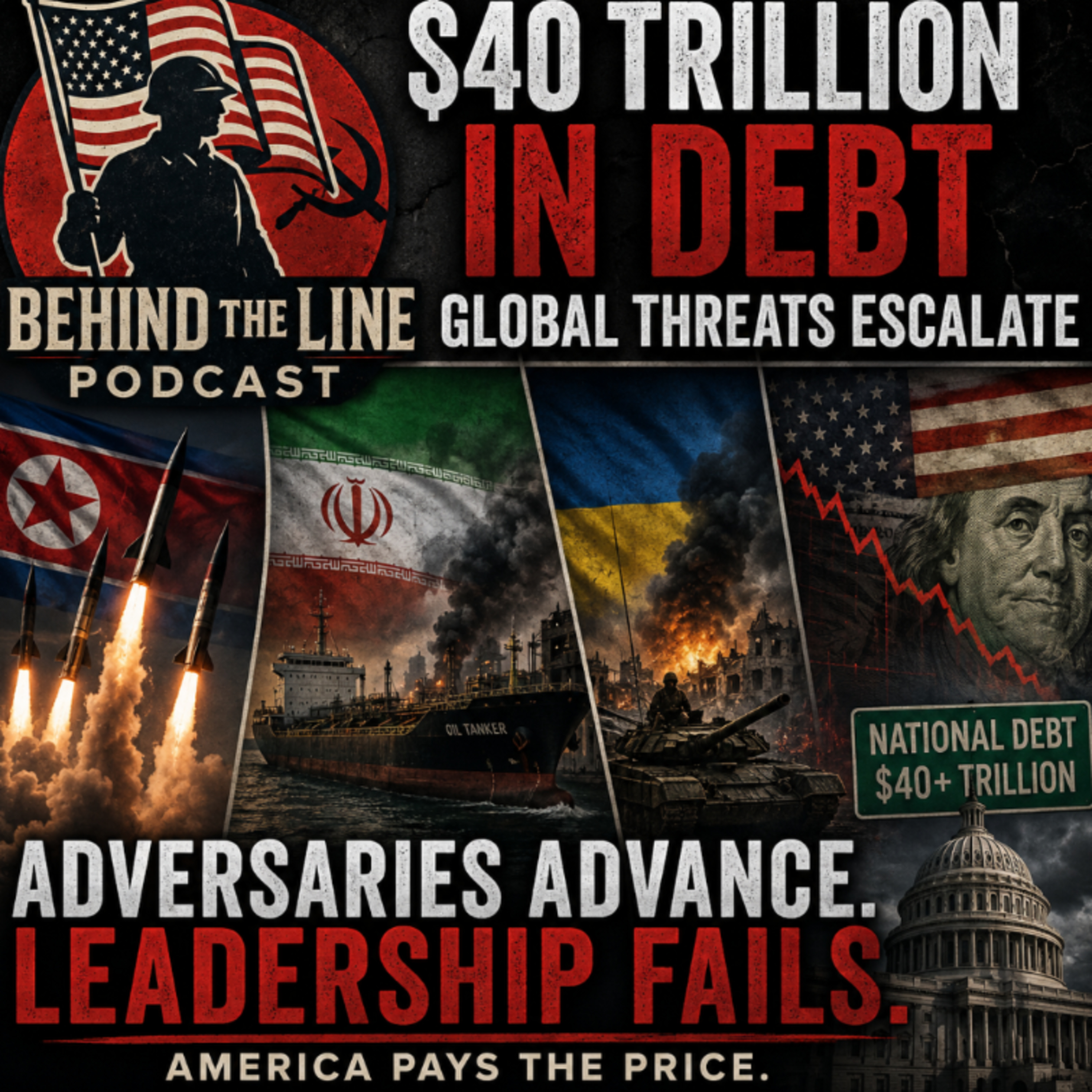 $40 Trillion Debt Cliff, NYC Mosque Controversy, & Global Pressure Points | Behind The Line episode artwork