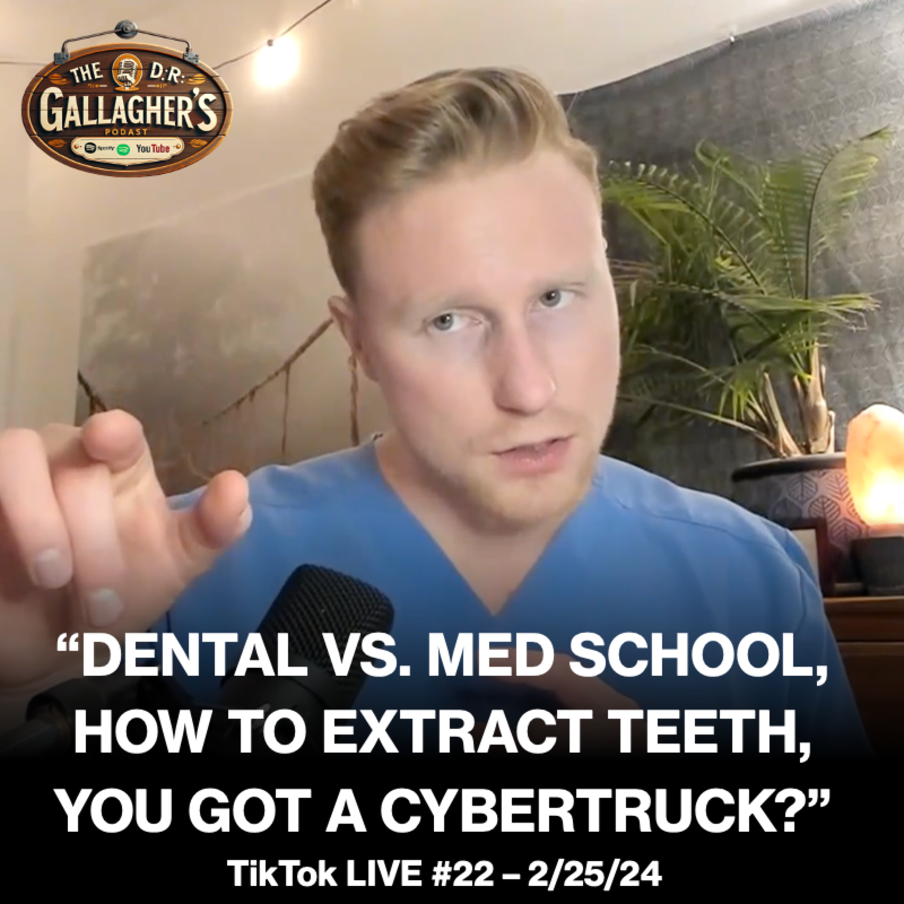 Radiation From Dental X-Rays, Bird vs. LeBron, $3 At-Home Fillings, Dental vs. Medical School, How To Extract Wisdom Teeth, How To Study For A&P, Did You Really Get A Cybertruck? episode artwork