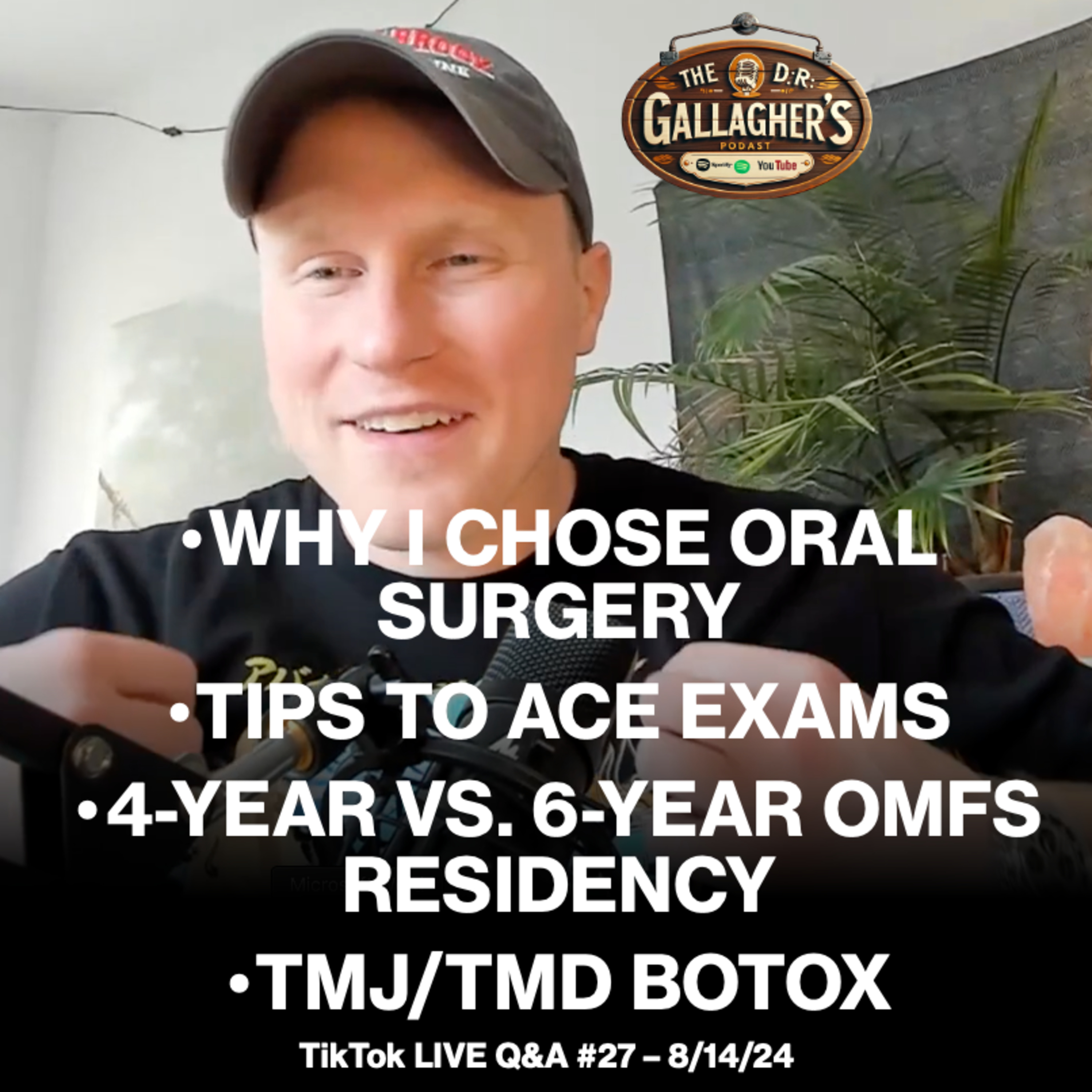 Why I Chose Oral Surgery, Tips for Acing Exams, Work-Life Balance, Botox for TMJ/TMD, 4-Year vs 6-Year Oral Surgery Residency episode artwork